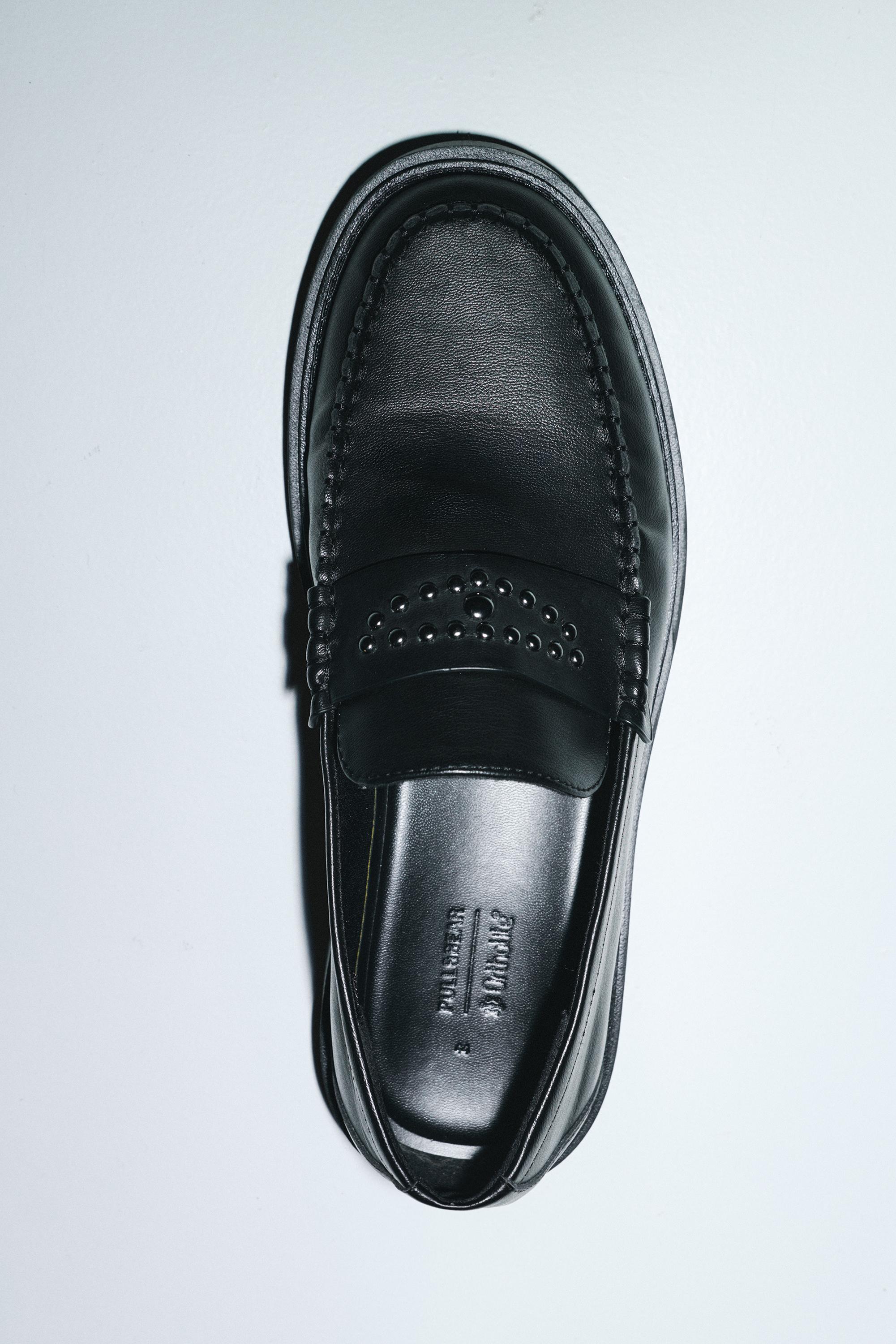 Studded loafers — Black