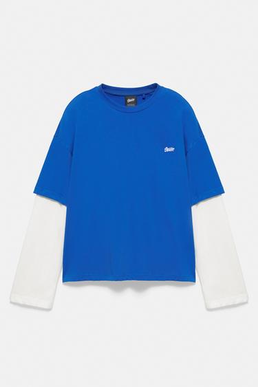 Double sleeve T-shirt — Deep blue 6