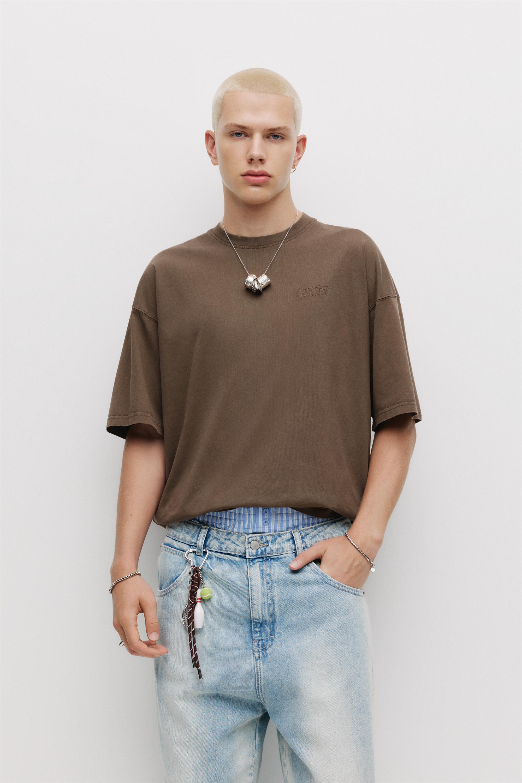 T-Shirt Stwd Im Washed-Look