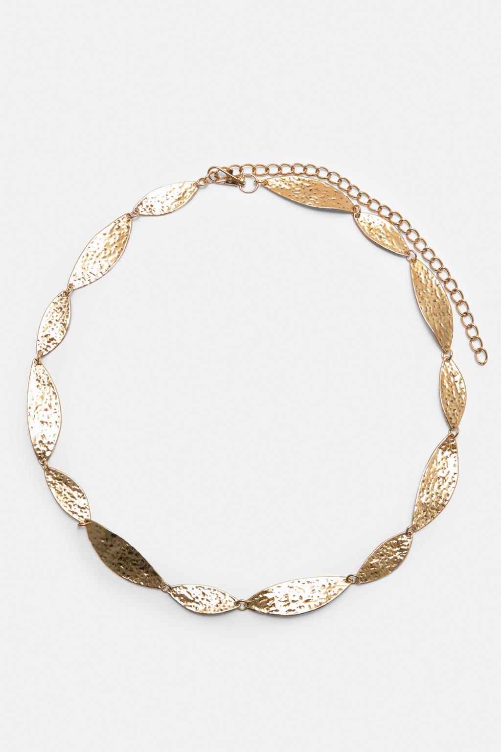 Textured chain belt PULL&BEAR