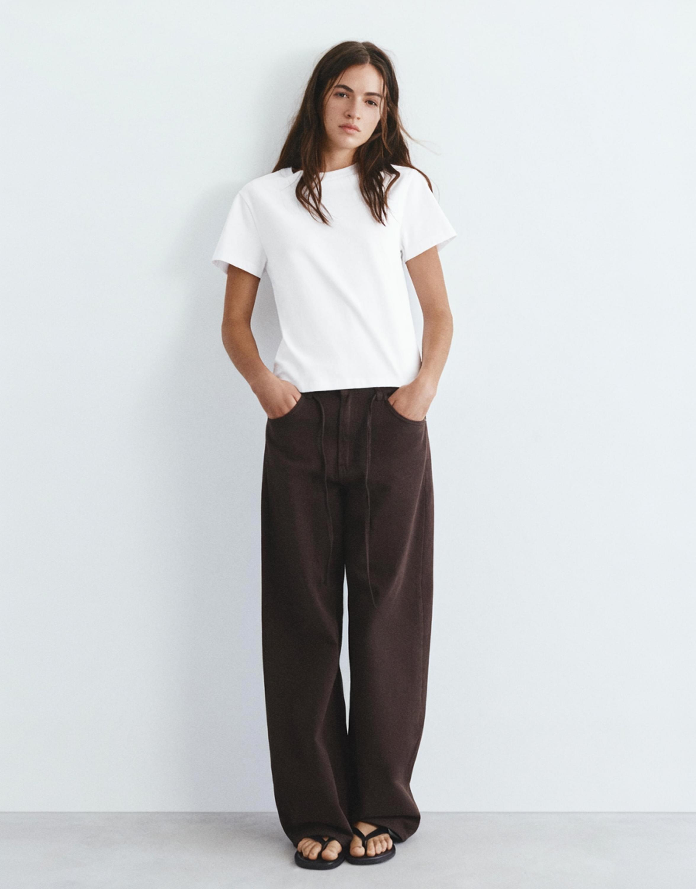 %100 pamuklu kısa kollu t-shirt - Görsel 38