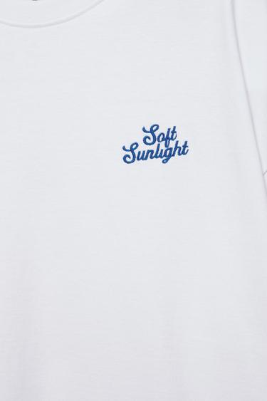 STWD peach graphic T-shirt — White 9