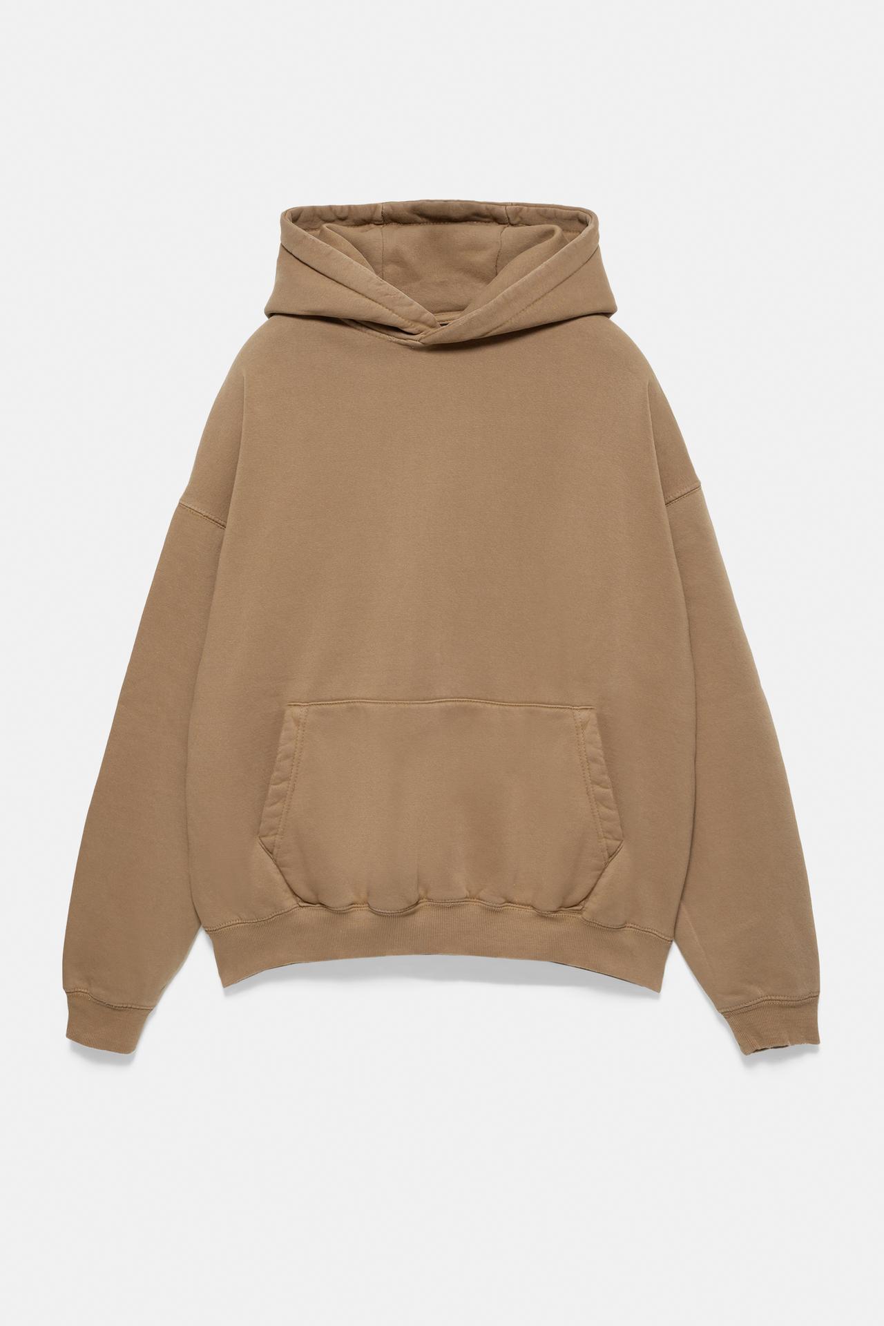Washed STWD hood — Brown