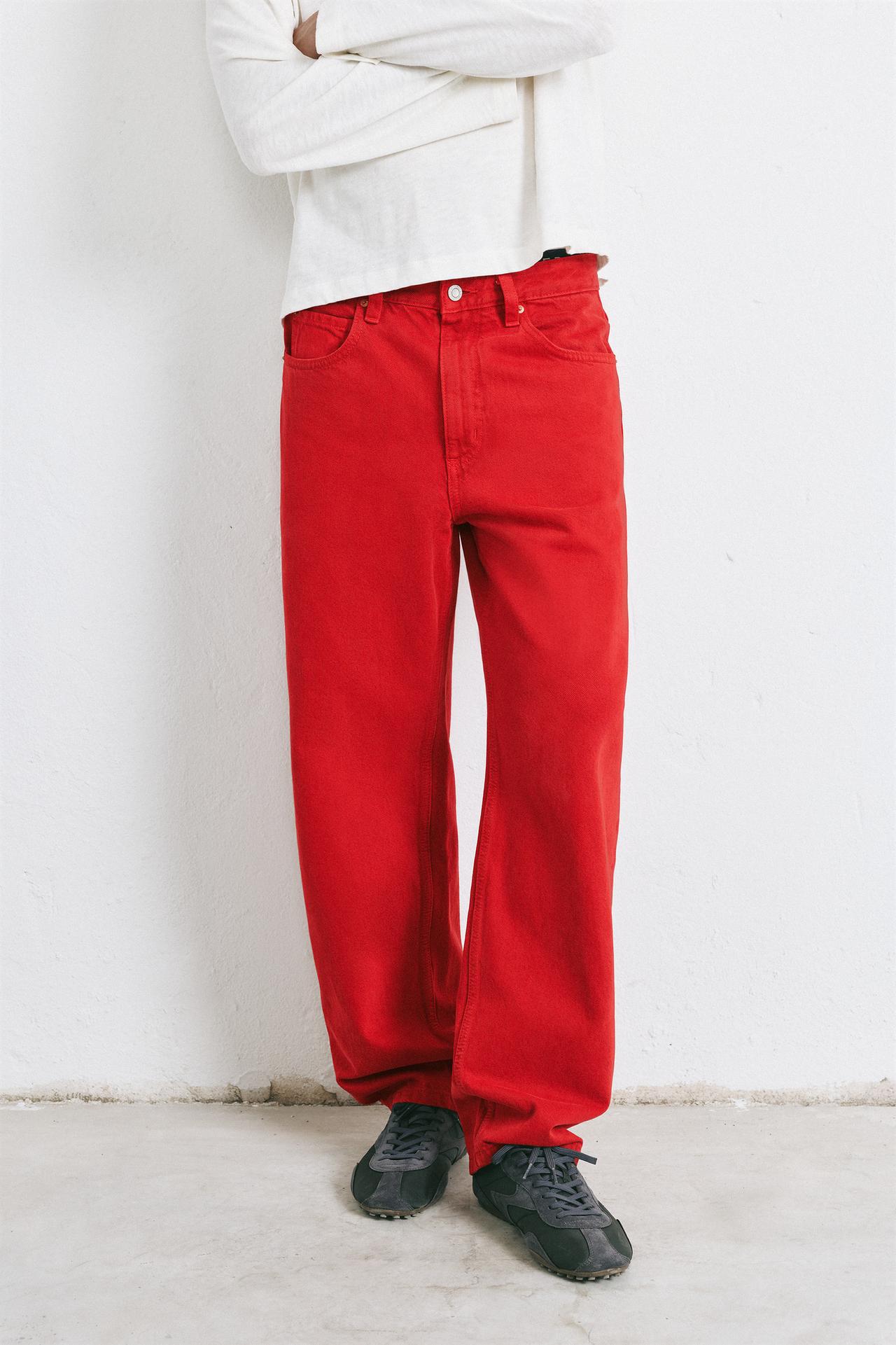 Baggy jeans — Red