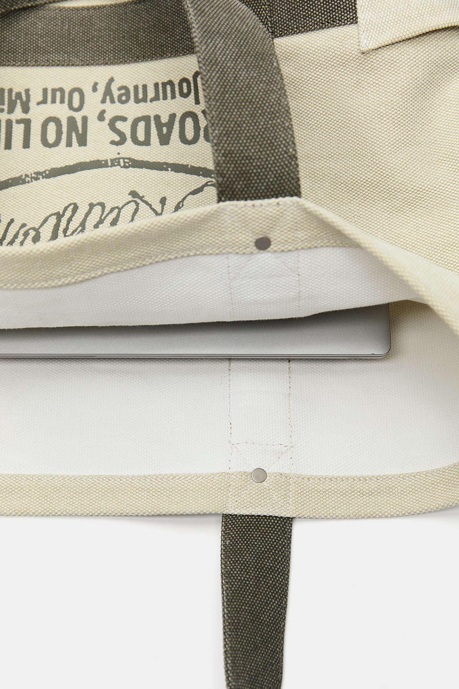 Kanvas shopper çanta - Görsel 8