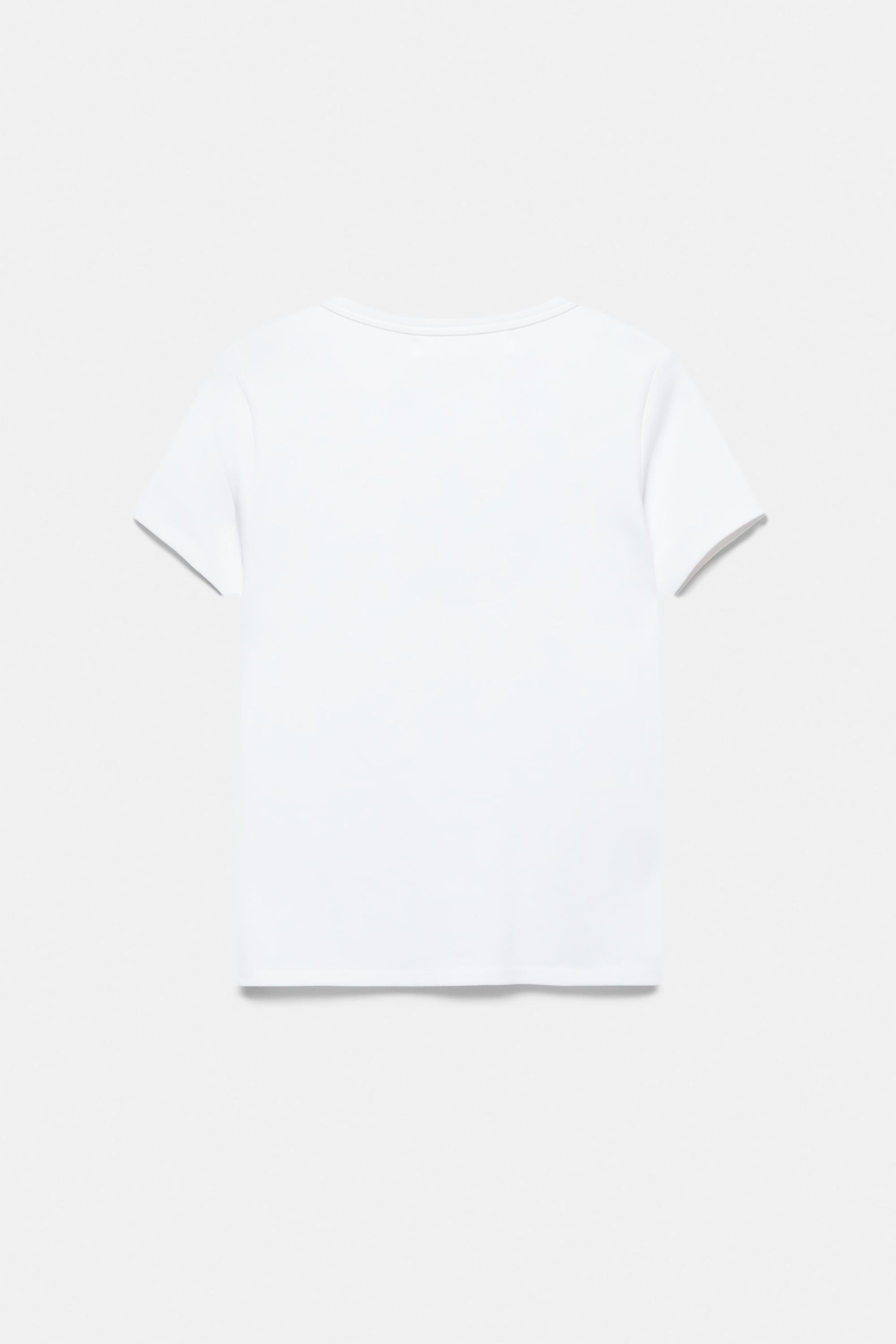 Kısa kollu dar kesim t-shirt - Görsel 47