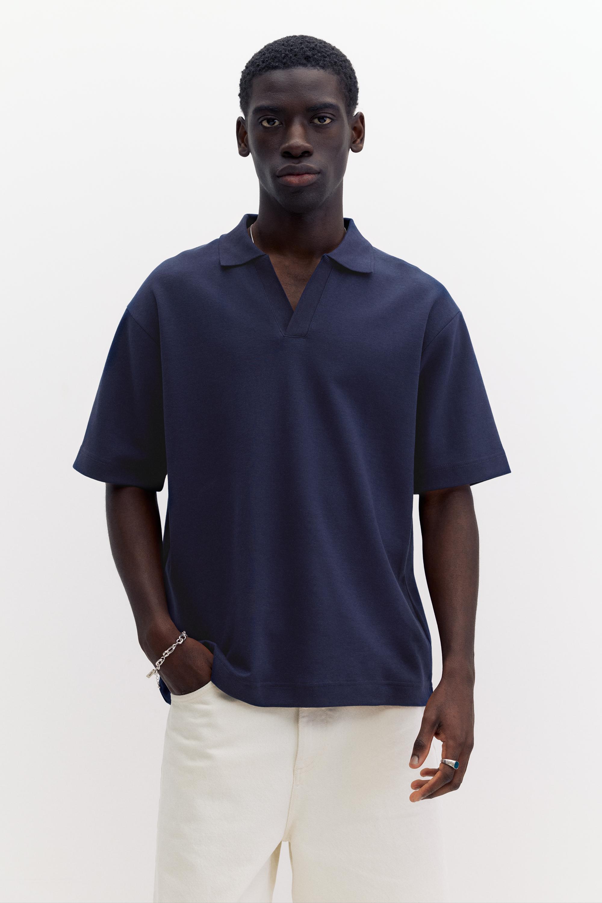 Kısa kollu interlok polo - Görsel 108