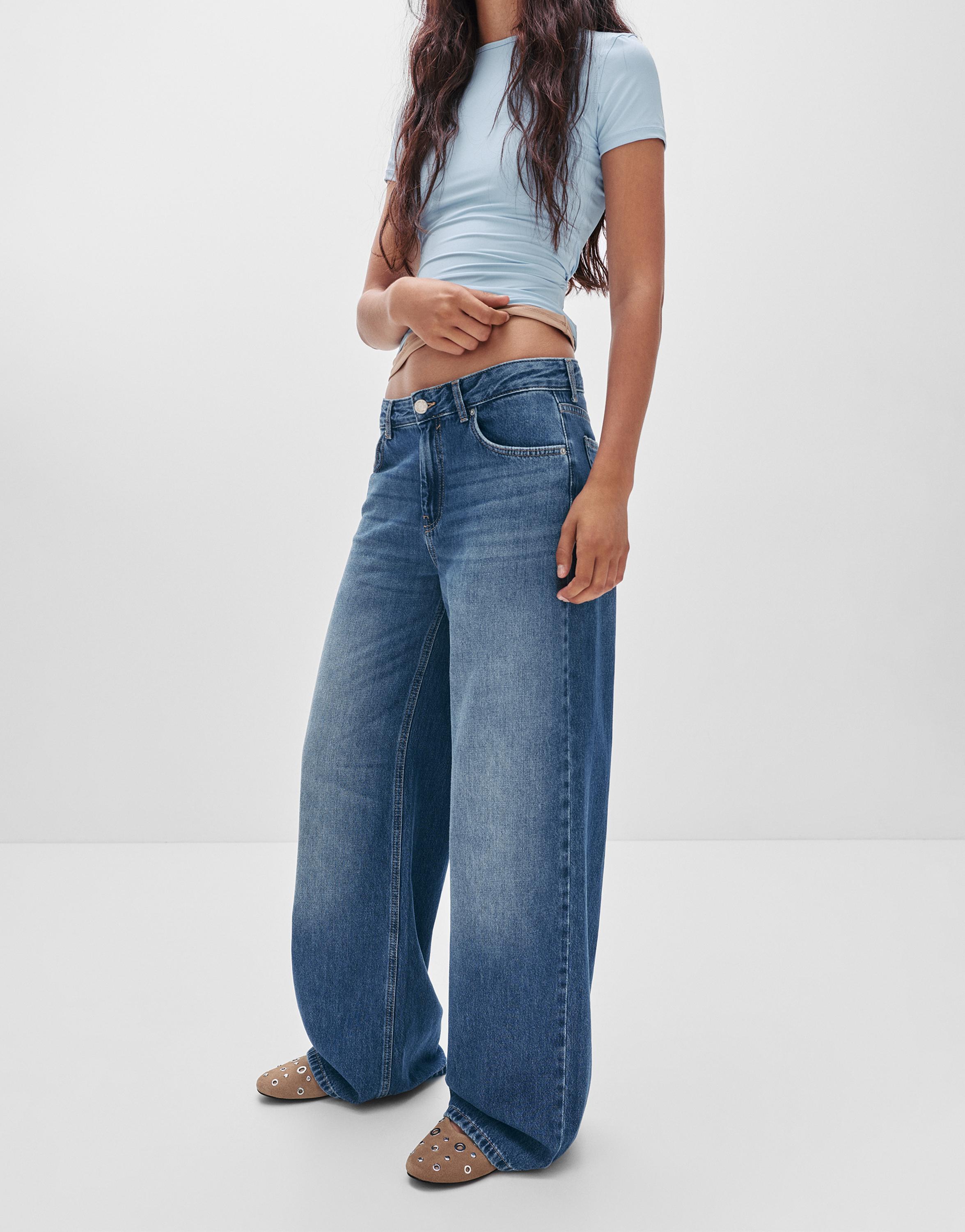 Oversize baggy jeans — Dark blue