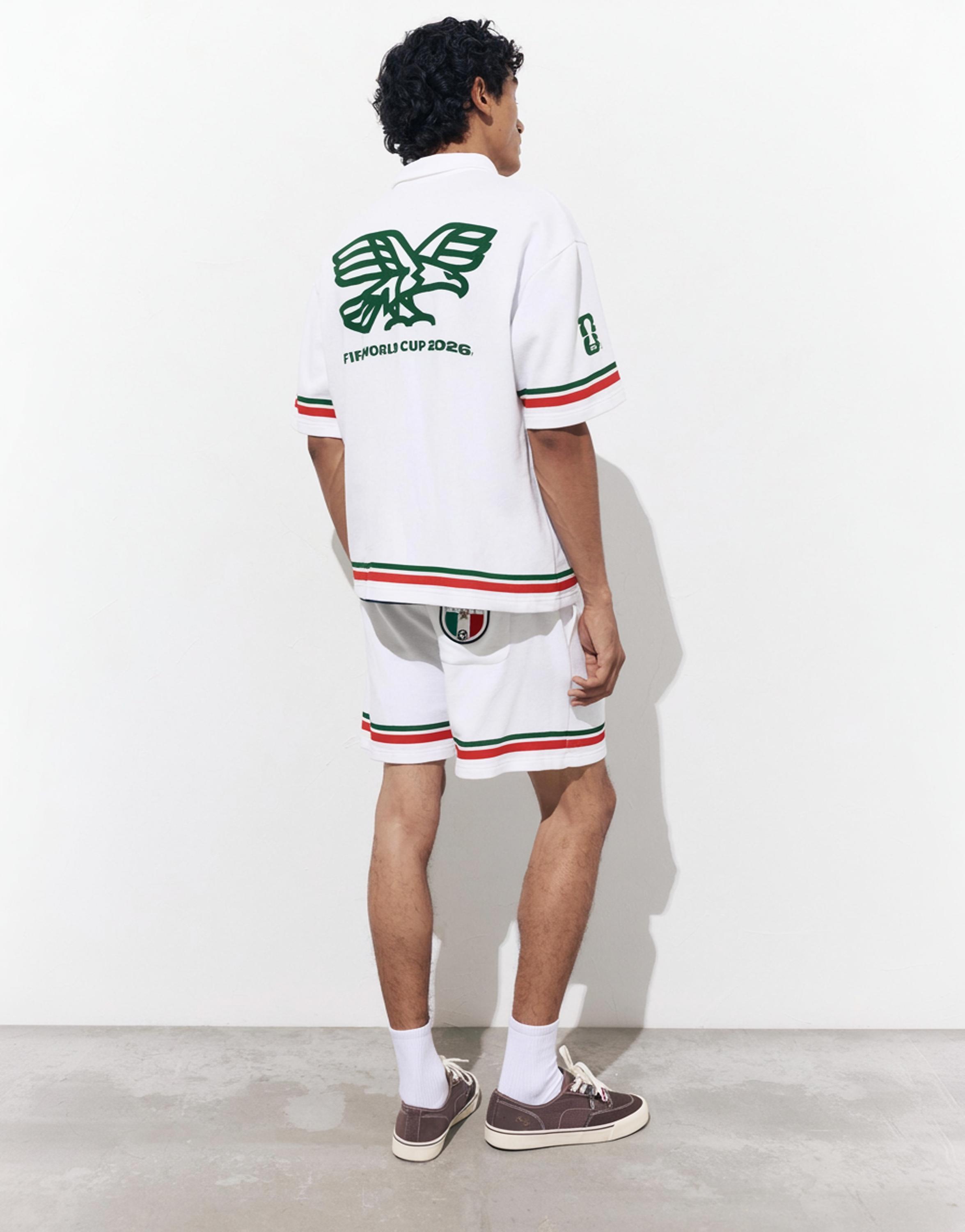 Mexico FIFA World Cup Bermuda shorts — Off white