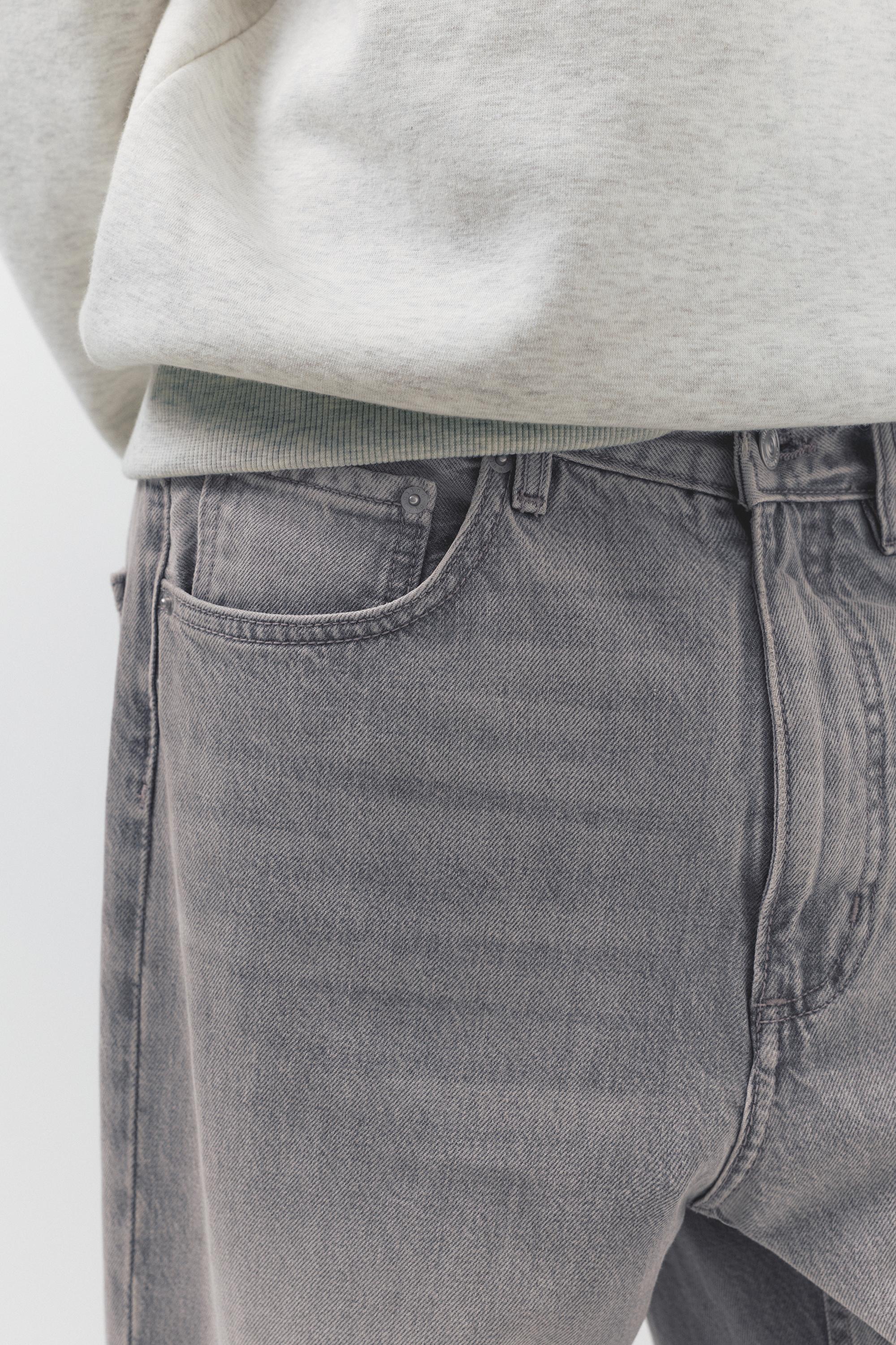 Baggy jeans — Pale grey
