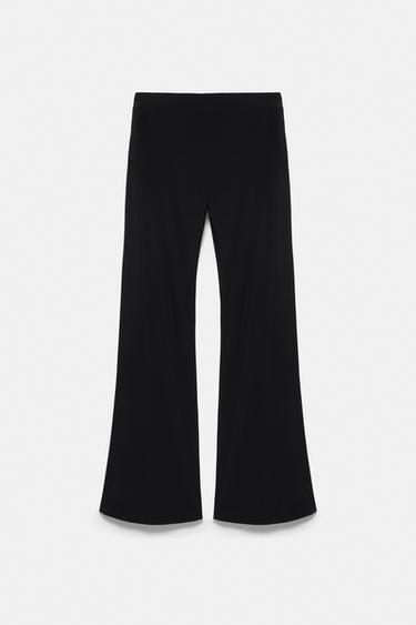 Black flared trousers — Black 3