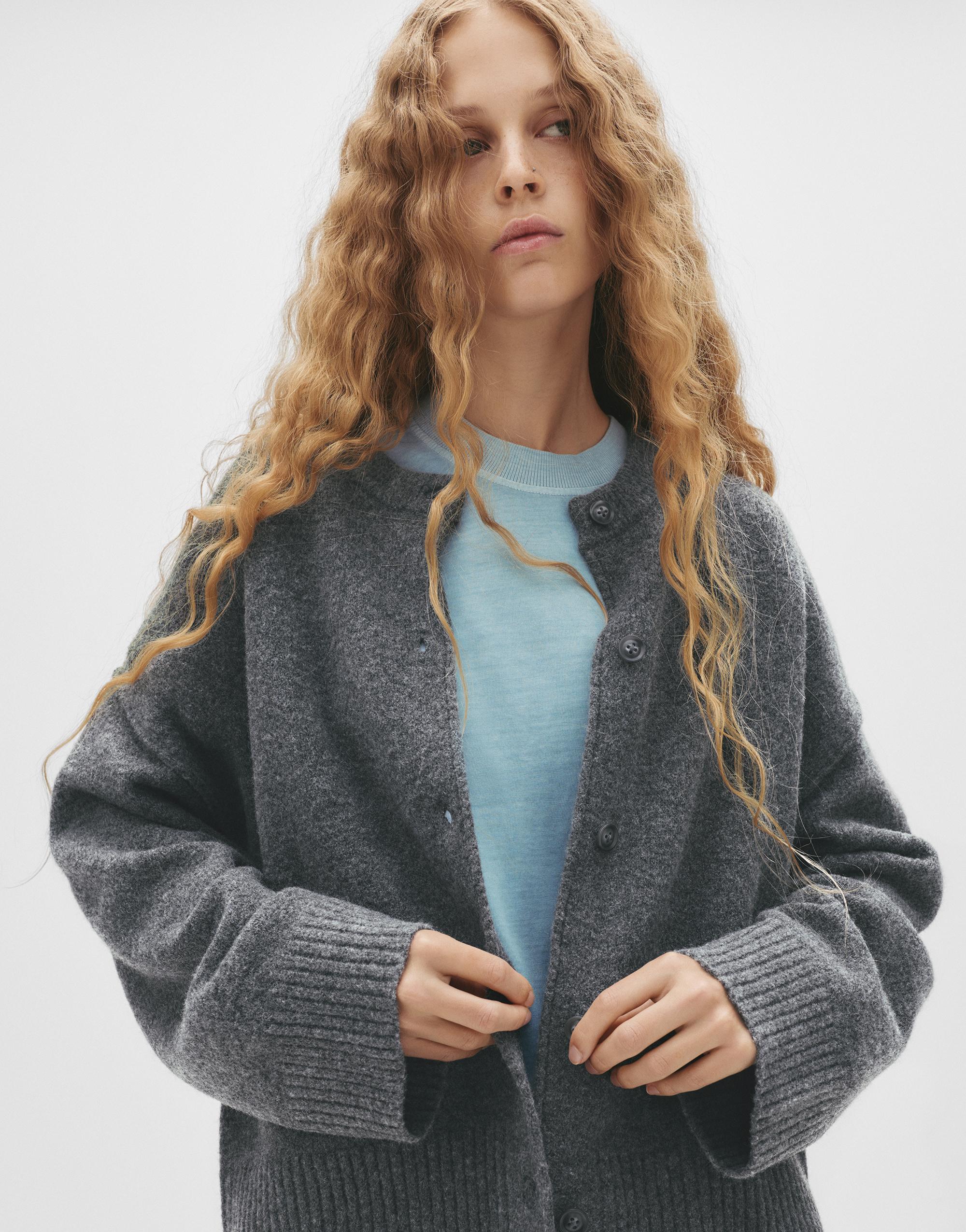 Yumuşak örgü hırka - Görsel 20