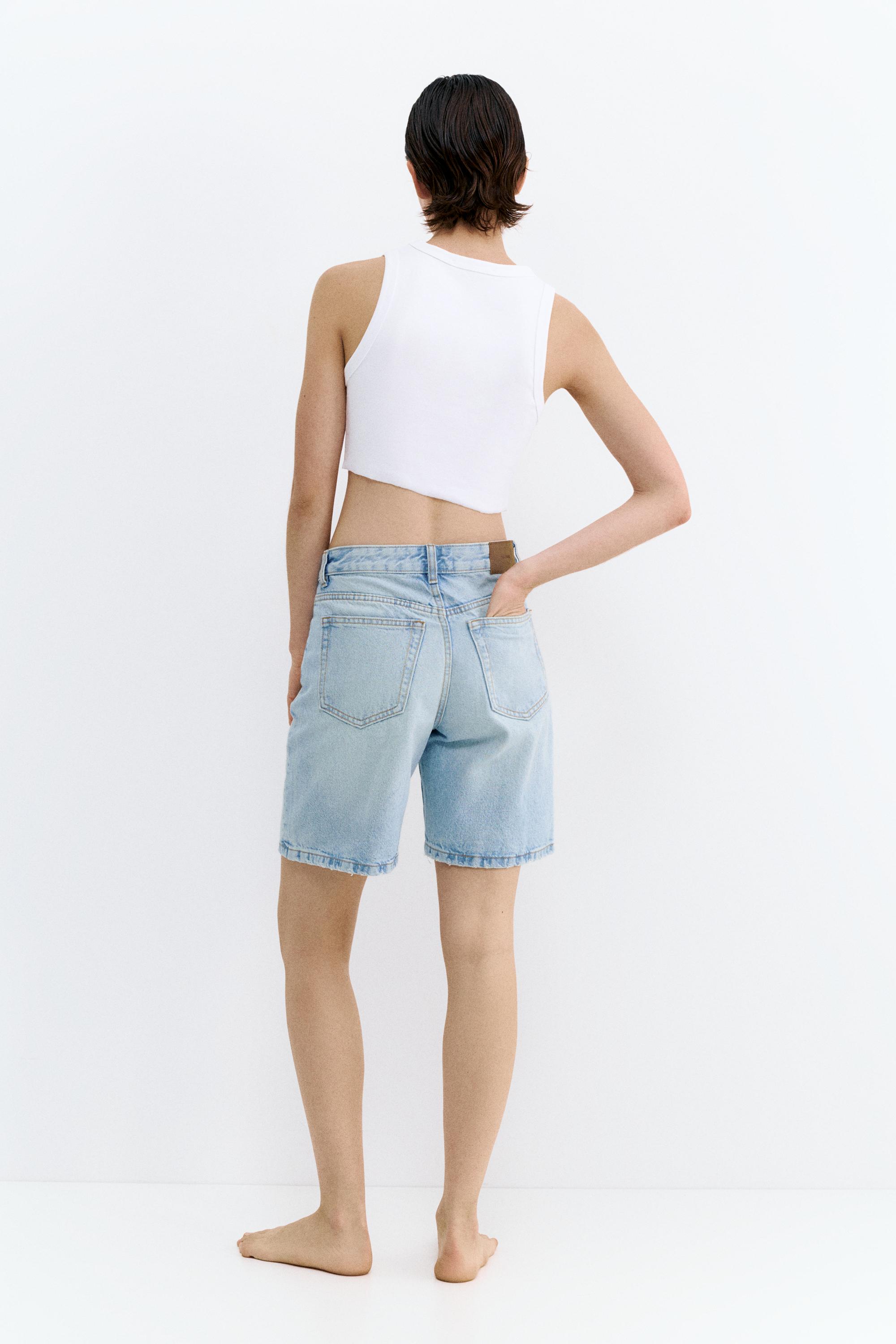 Denim bermuda - Görsel 14