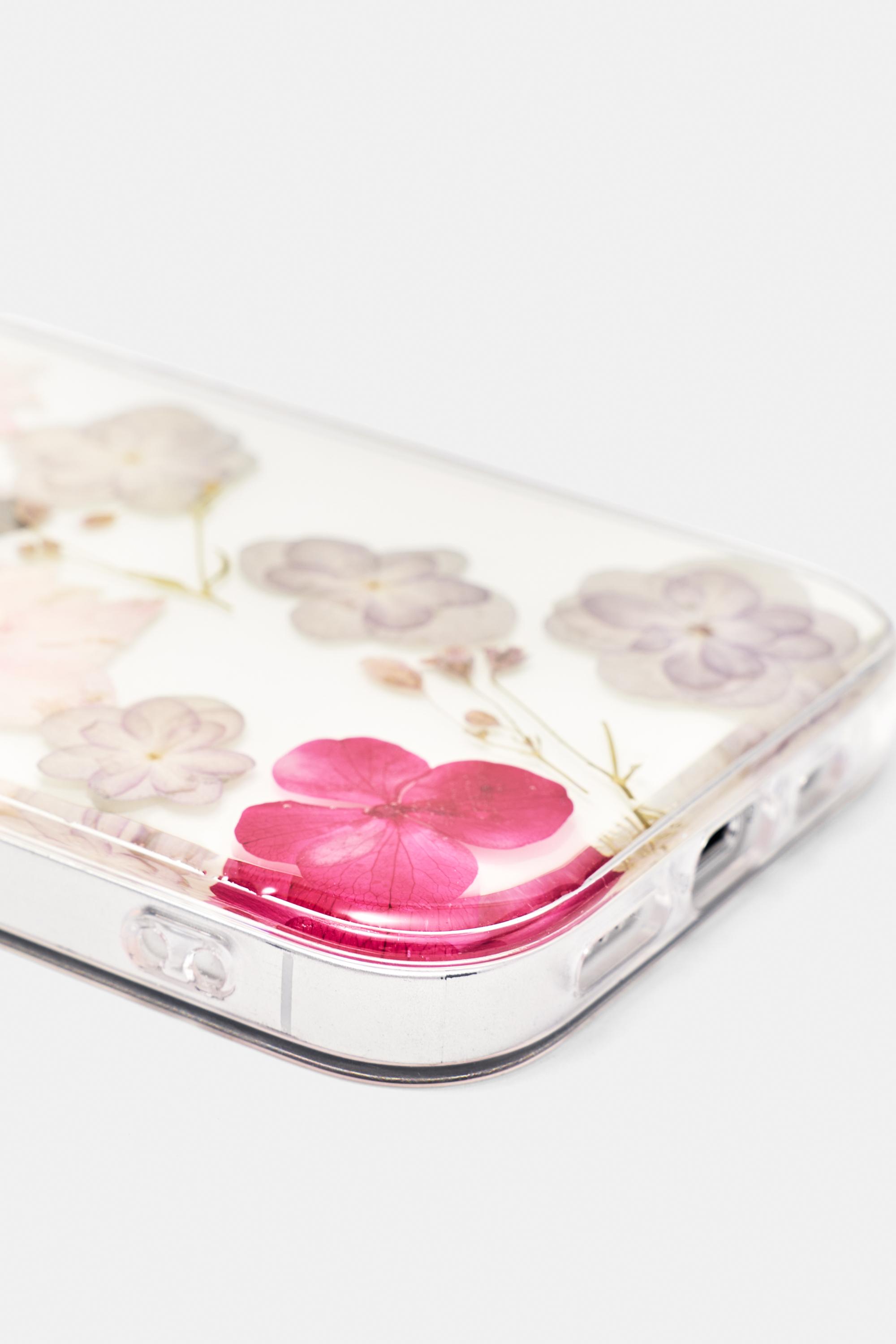 Floral iPhone case — Pink