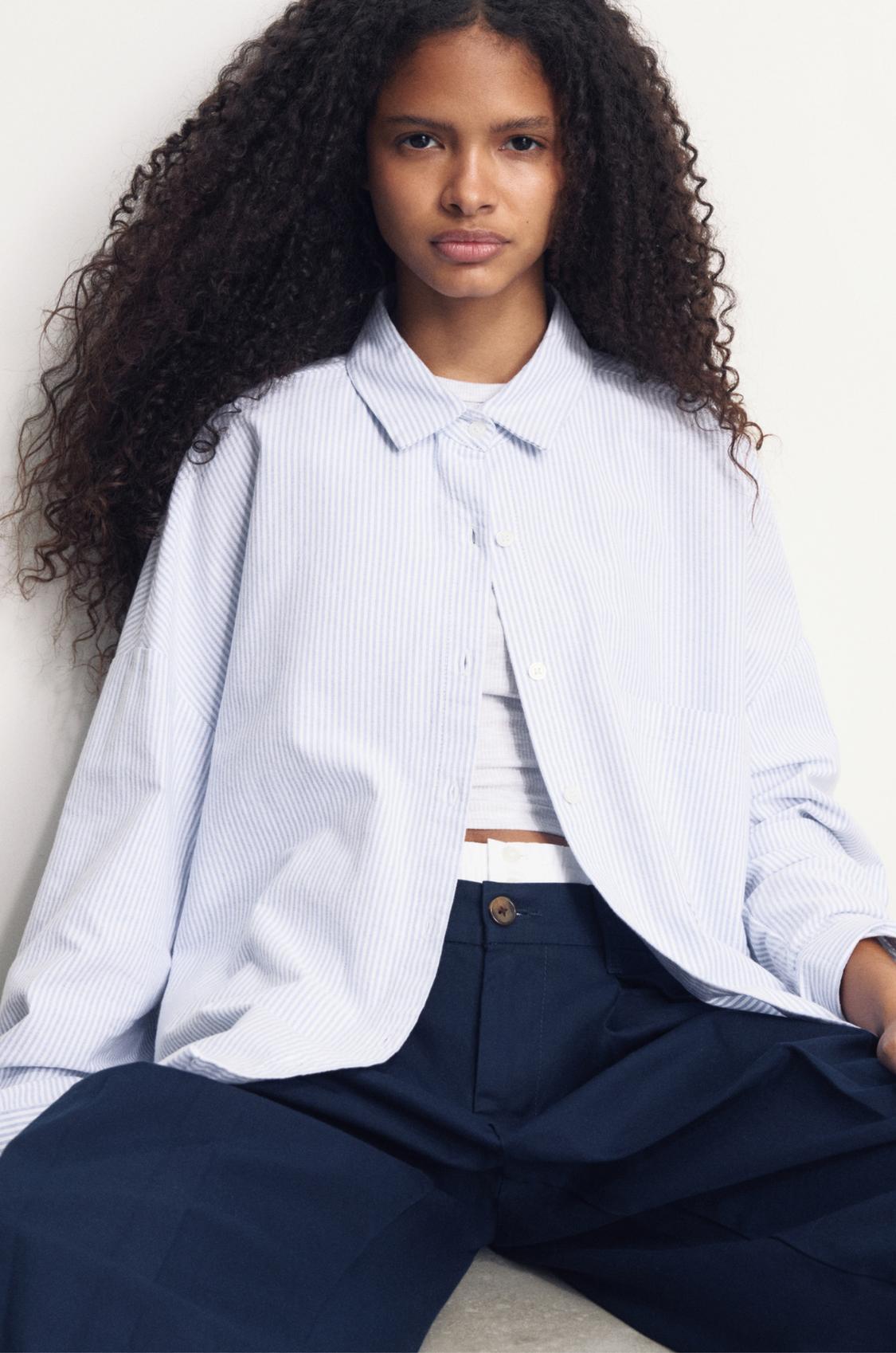 Striped Shirt Camisa De Rayas Pull And Bear Pull Bear Camisa