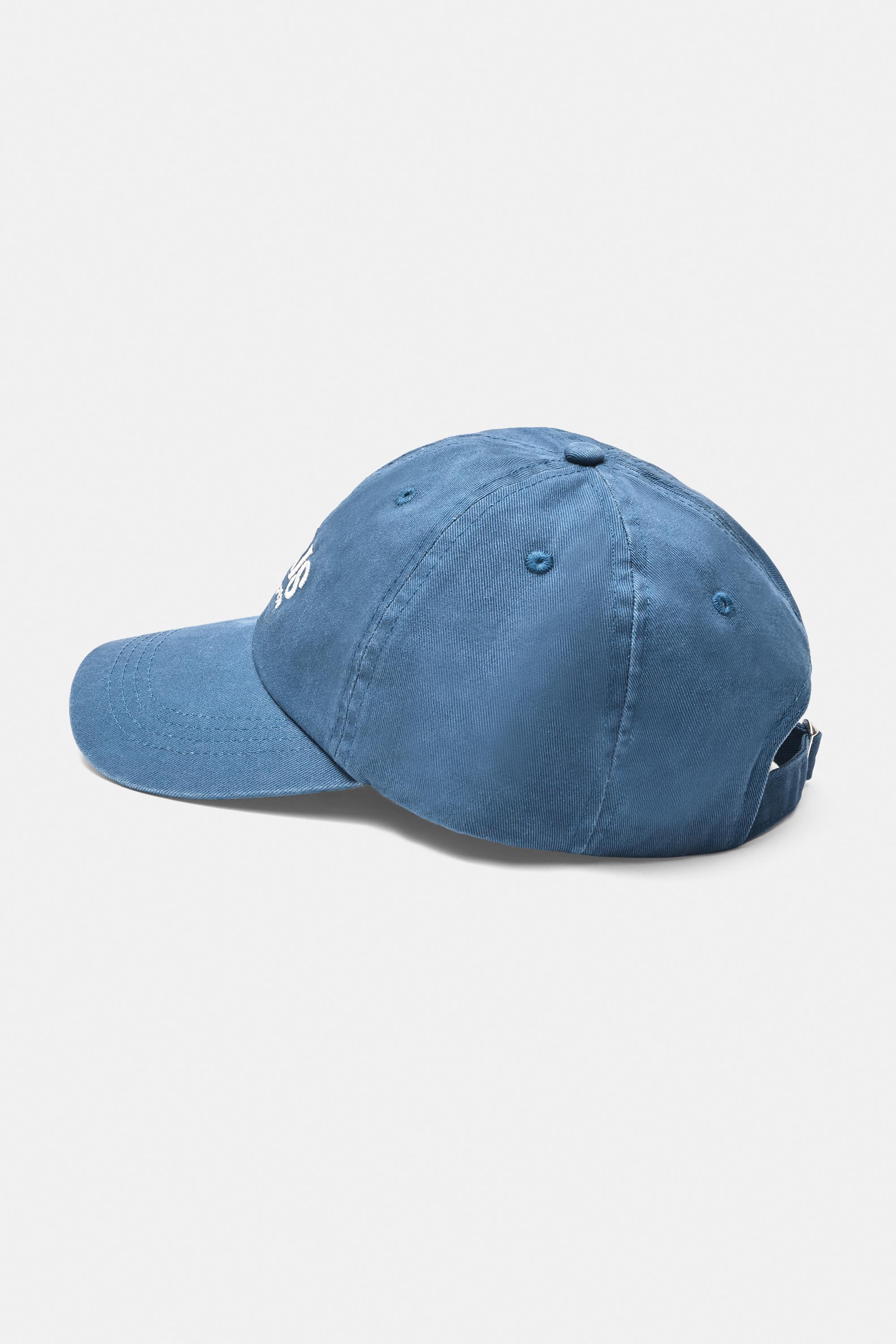 Embroidered Paris cap — Blue