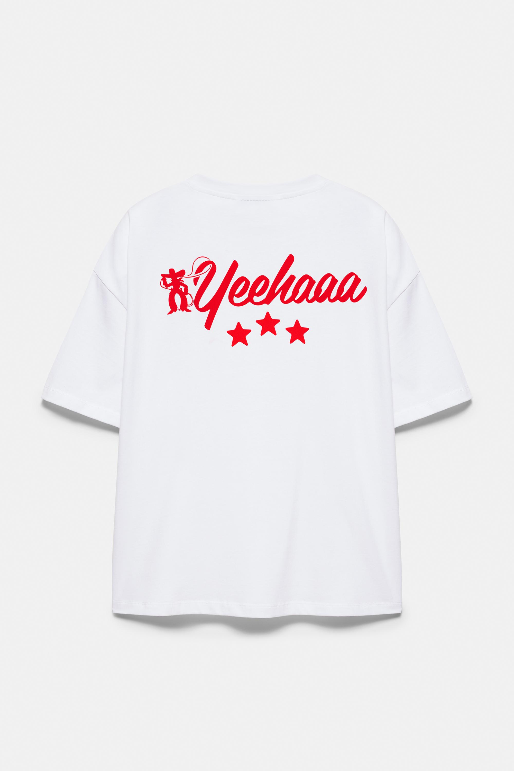 Cowboy graphic T-shirt — Off white