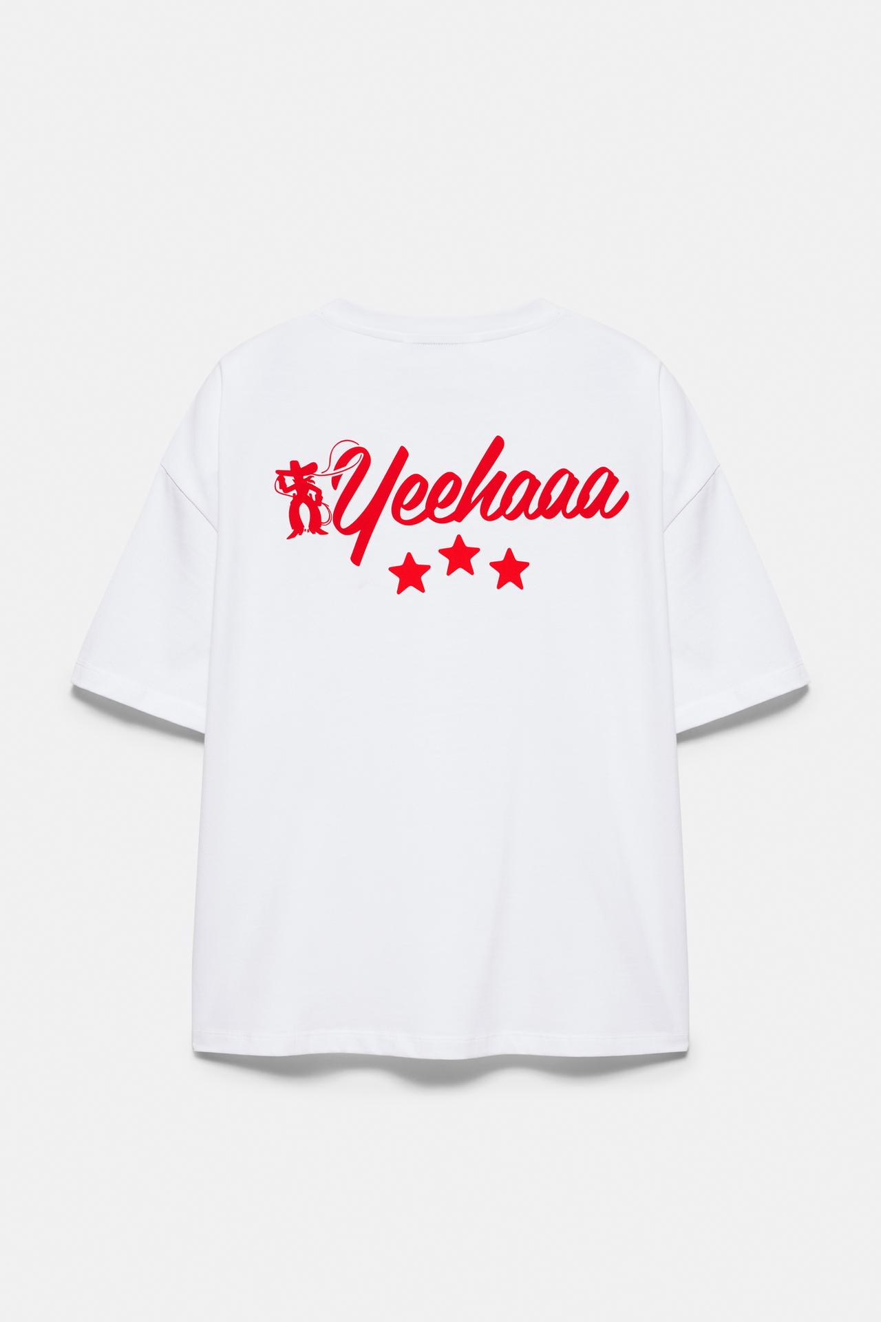 Cowboy graphic T-shirt — Off white
