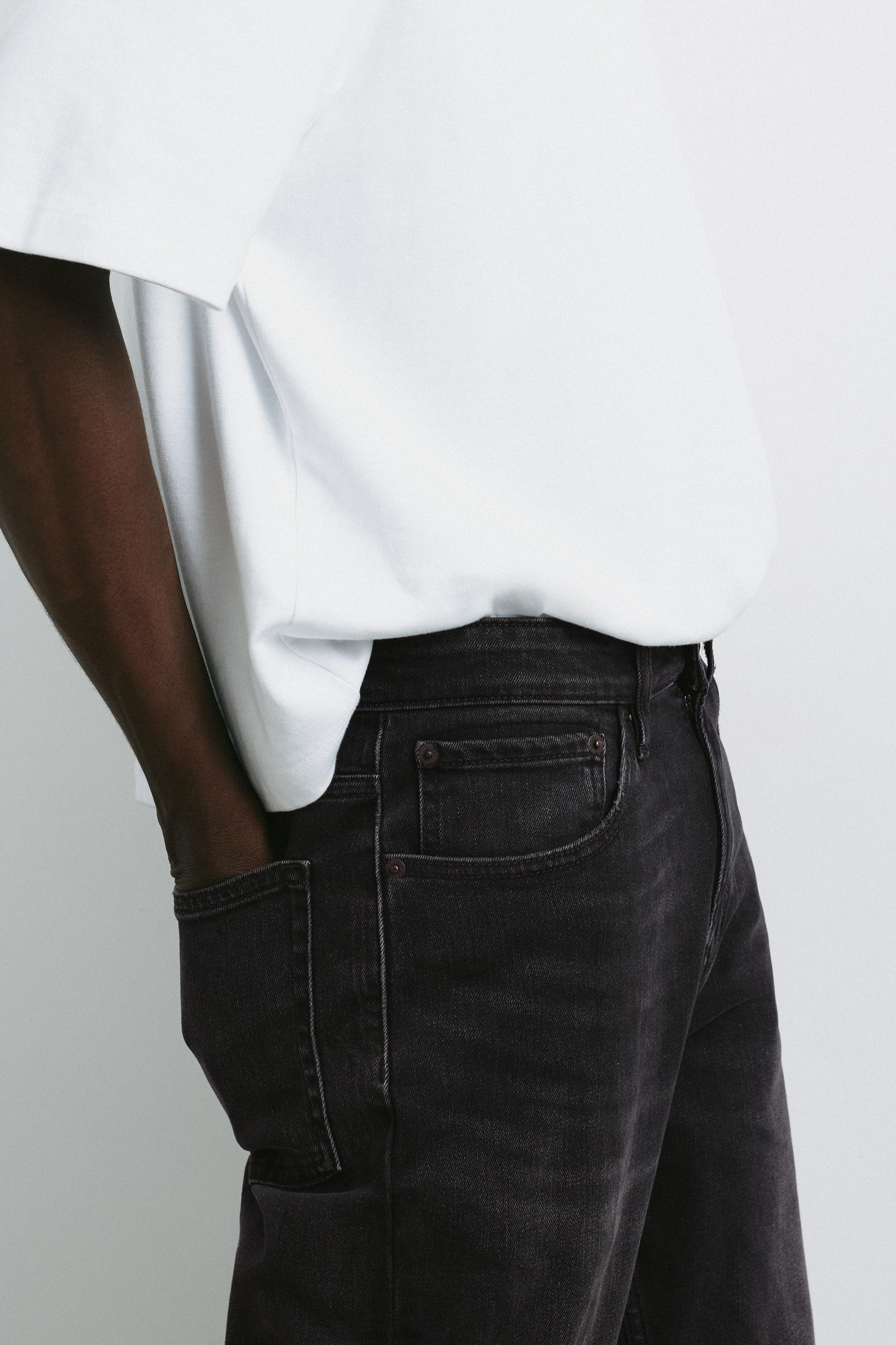 Slim fit jeans — Faded black