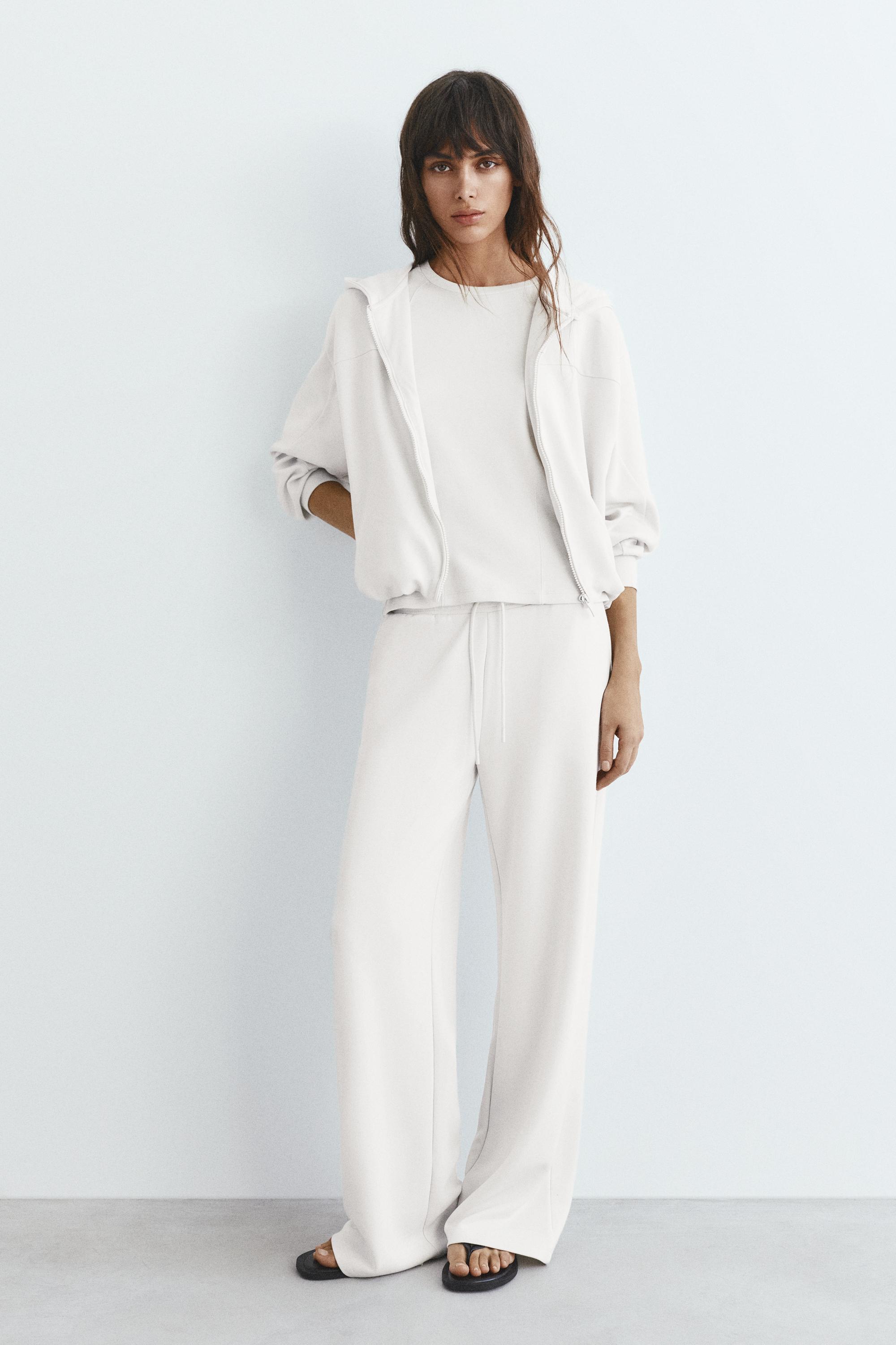 Yumuşak dokulu kapüşonlu sweatshirt - Görsel 4