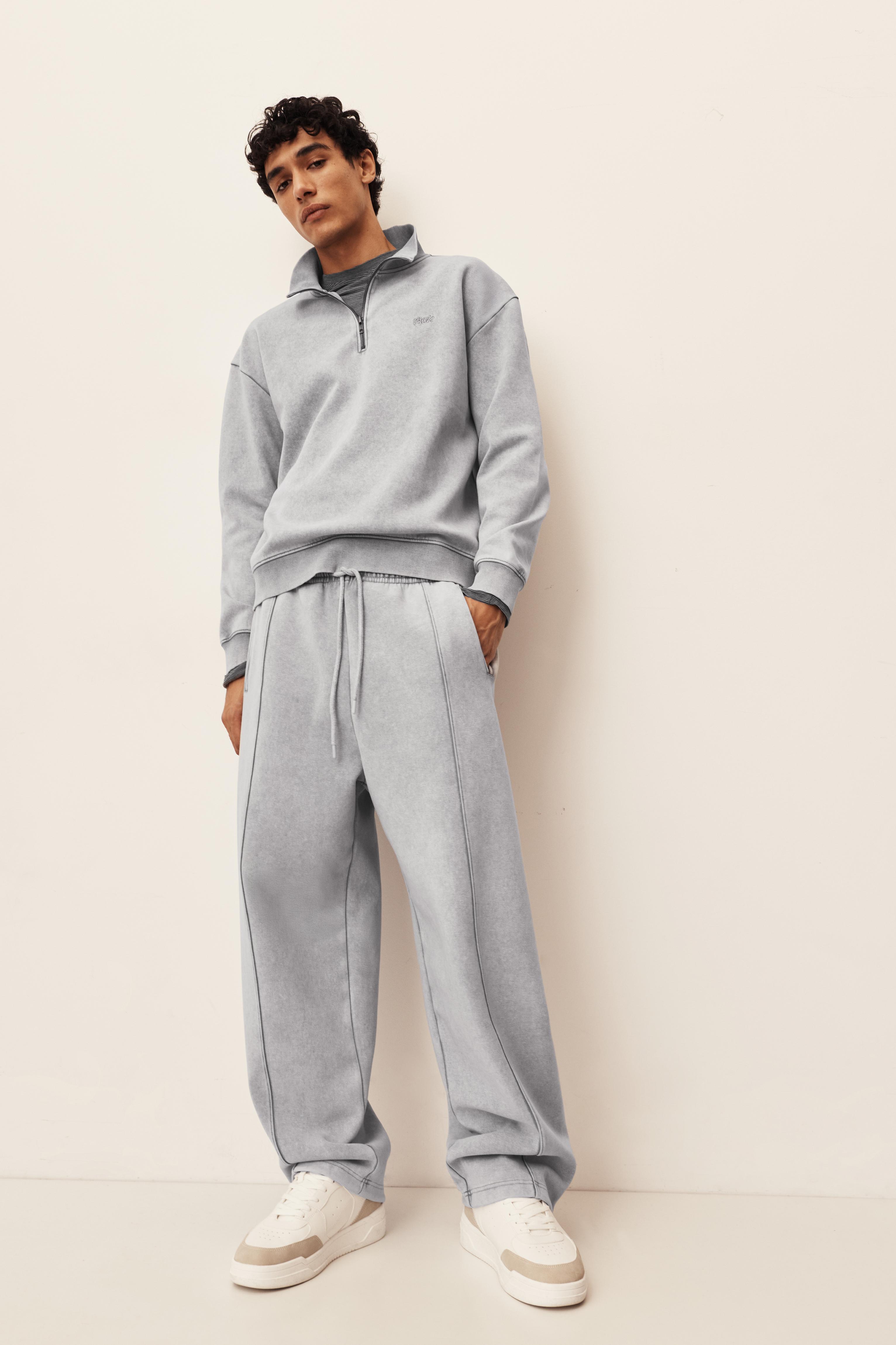 【GRAY】Washed sweat slacks Grey GN Sweat-Slacks – Graciously Noticed