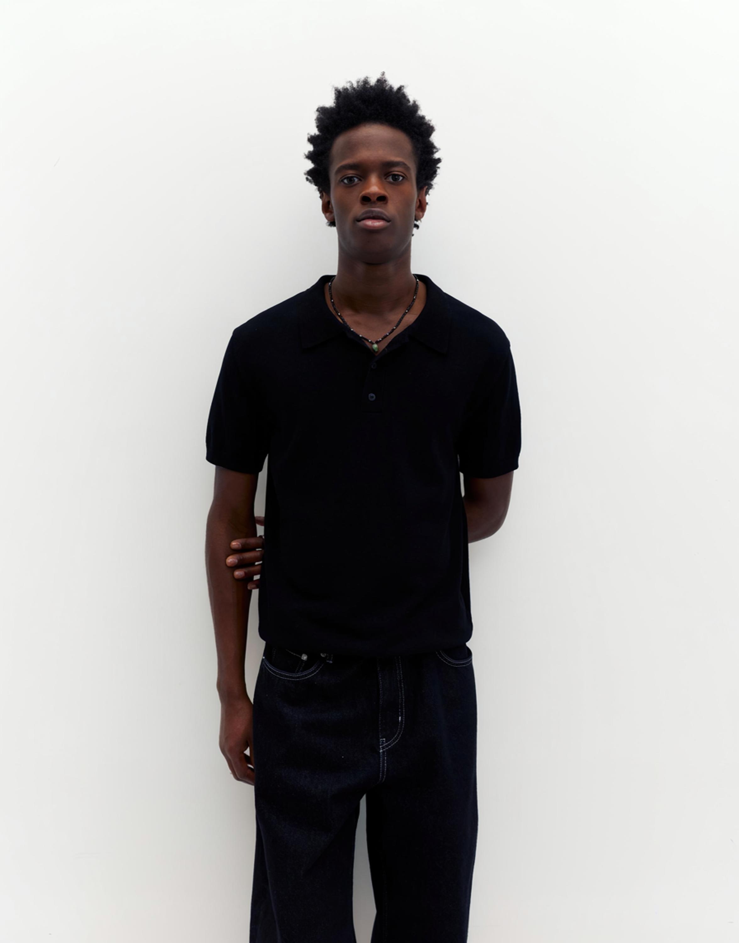 Kısa kollu örgü polo - Görsel 85