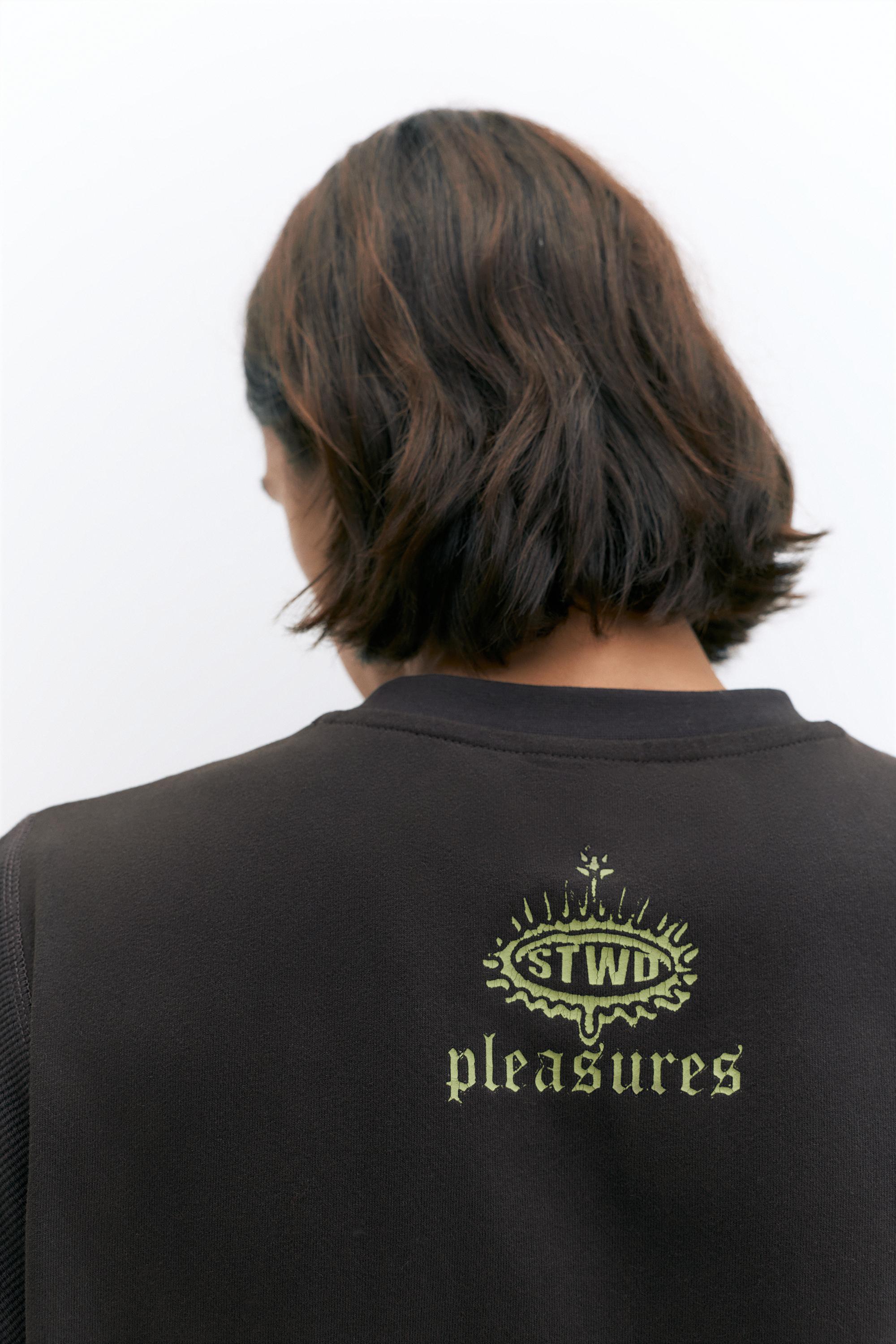 Pleasures x STWD T-shirt — Black