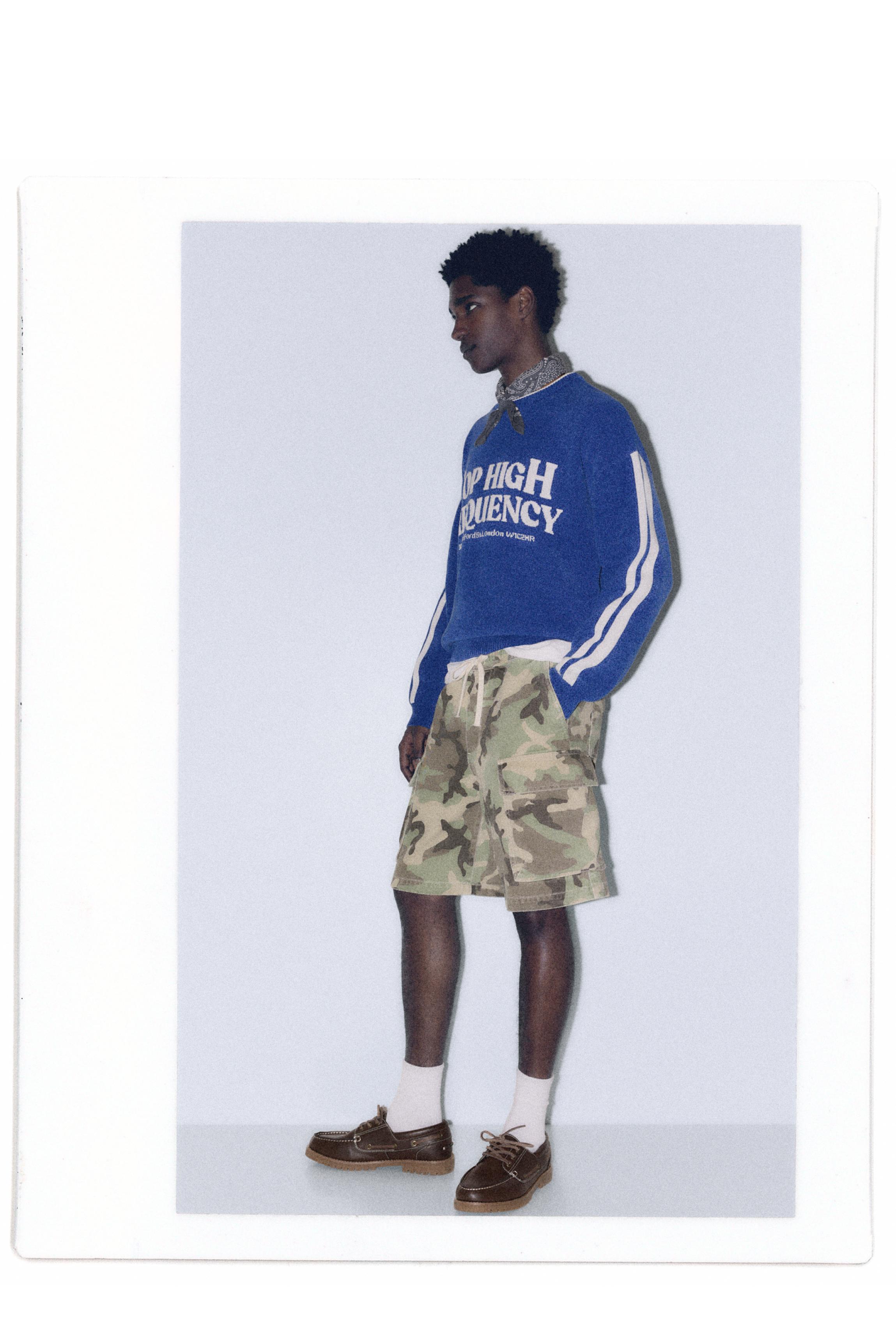 STWD graphic jumper — Blue