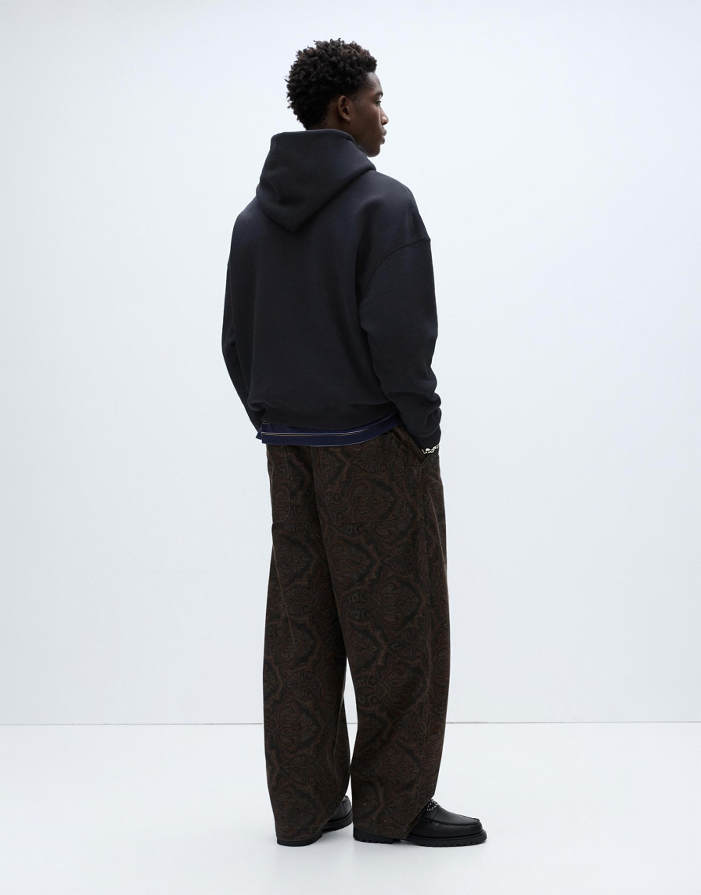 Boxy hoodie — Navy