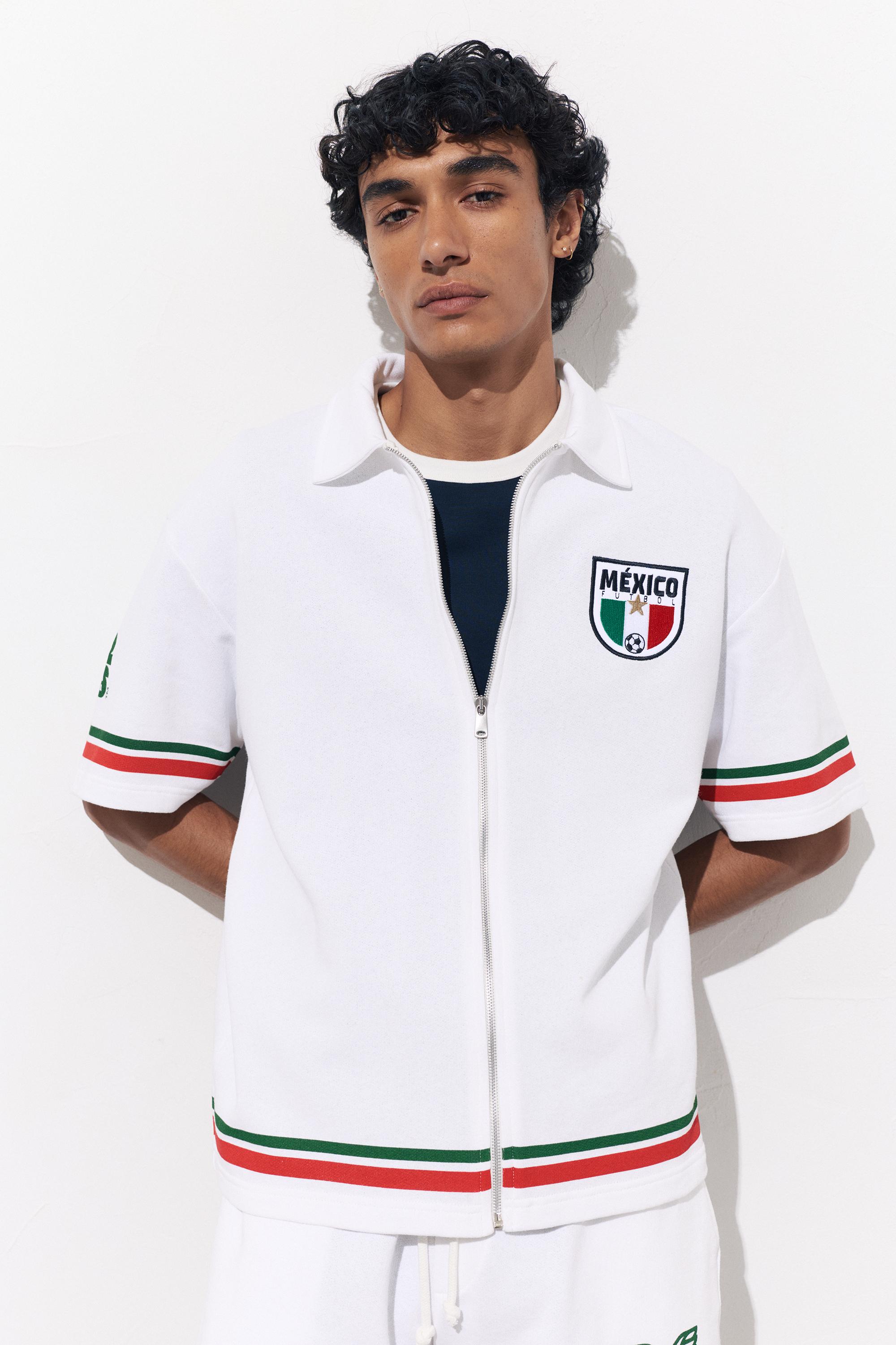 Mexico FIFA WORLD CUP 26™ zip polo shirt — Off white