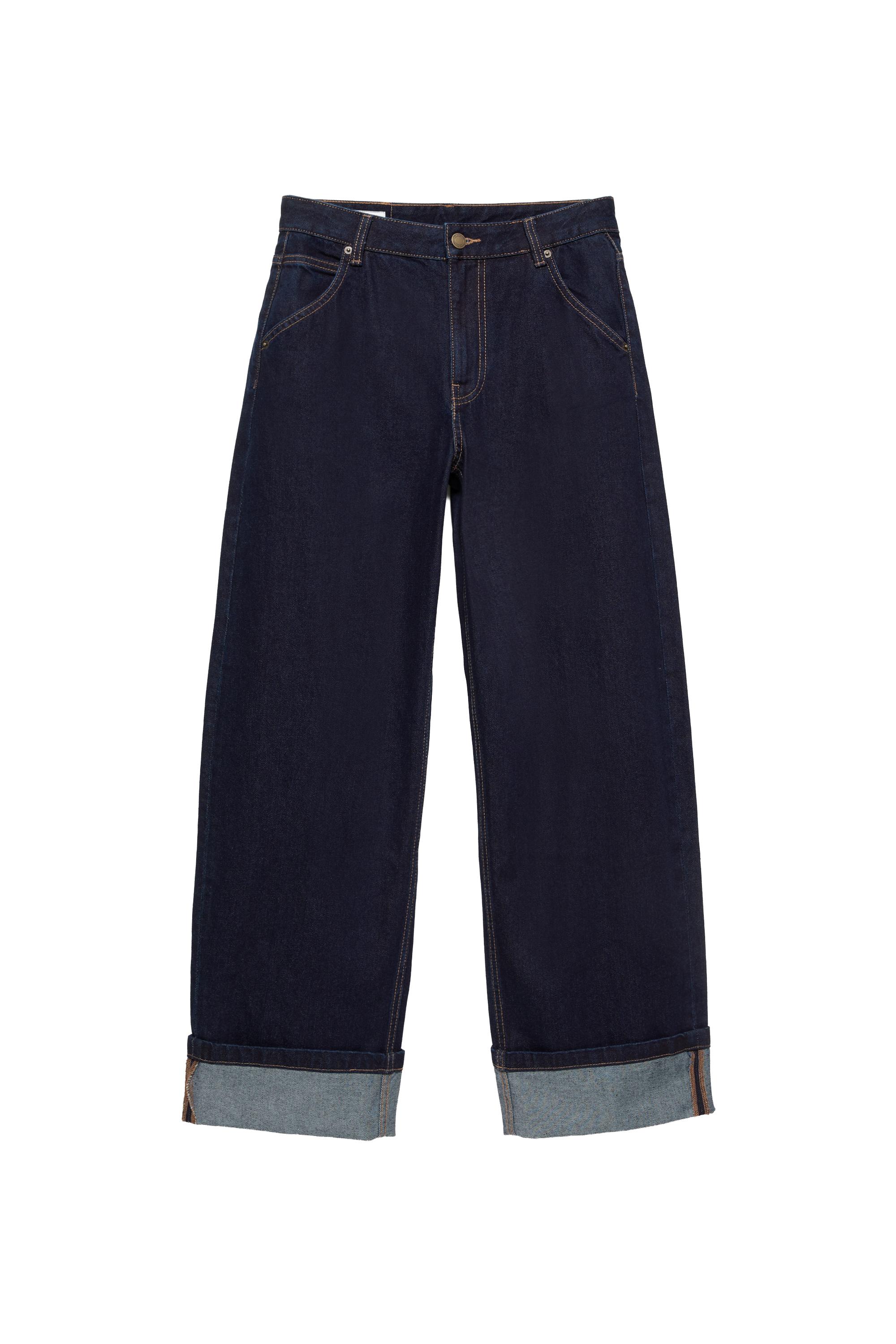 Pull&Bear Paçası dubleli jean görsel 3