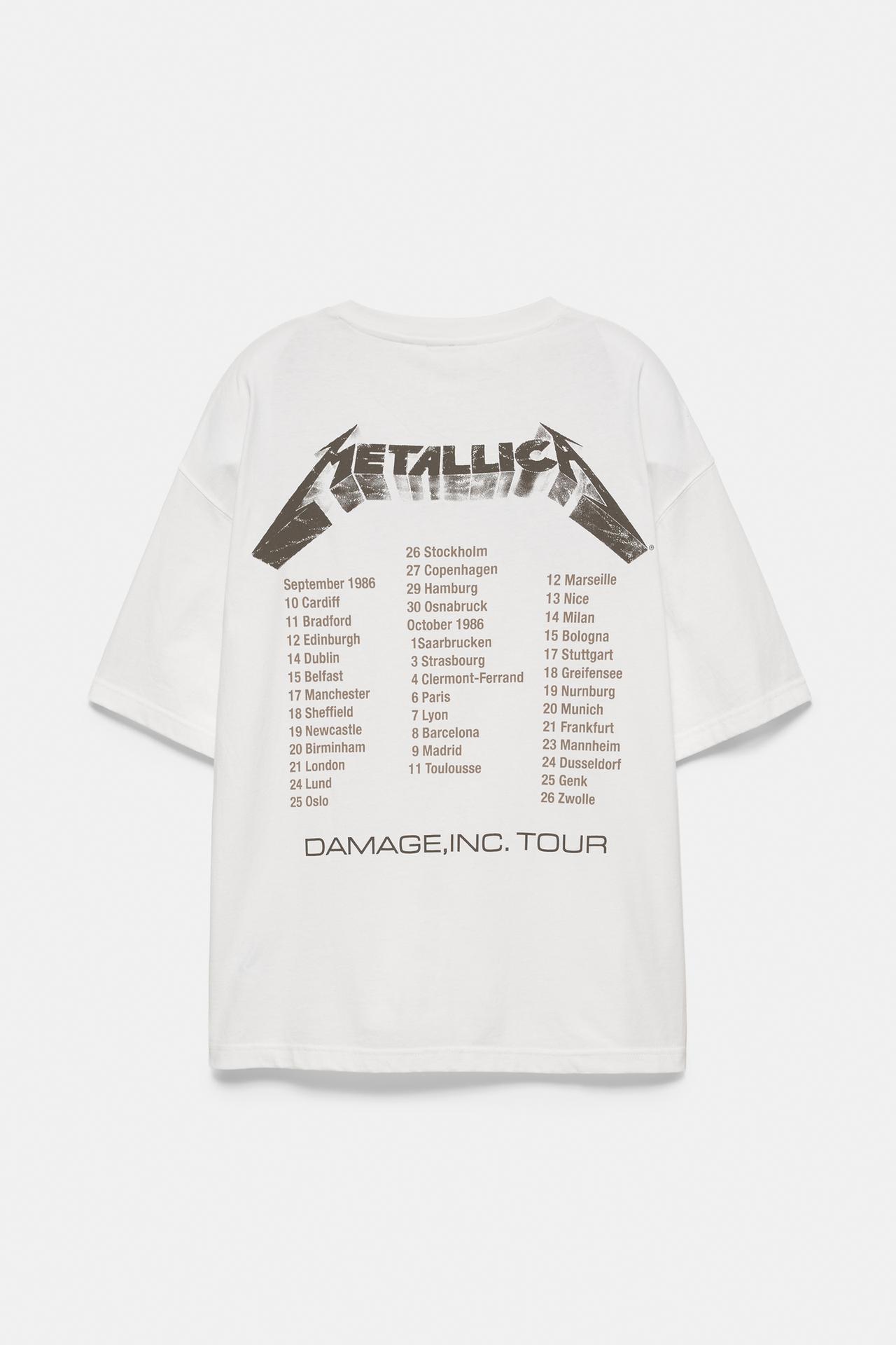 Metallica relaxed fit T-shirt — Off white