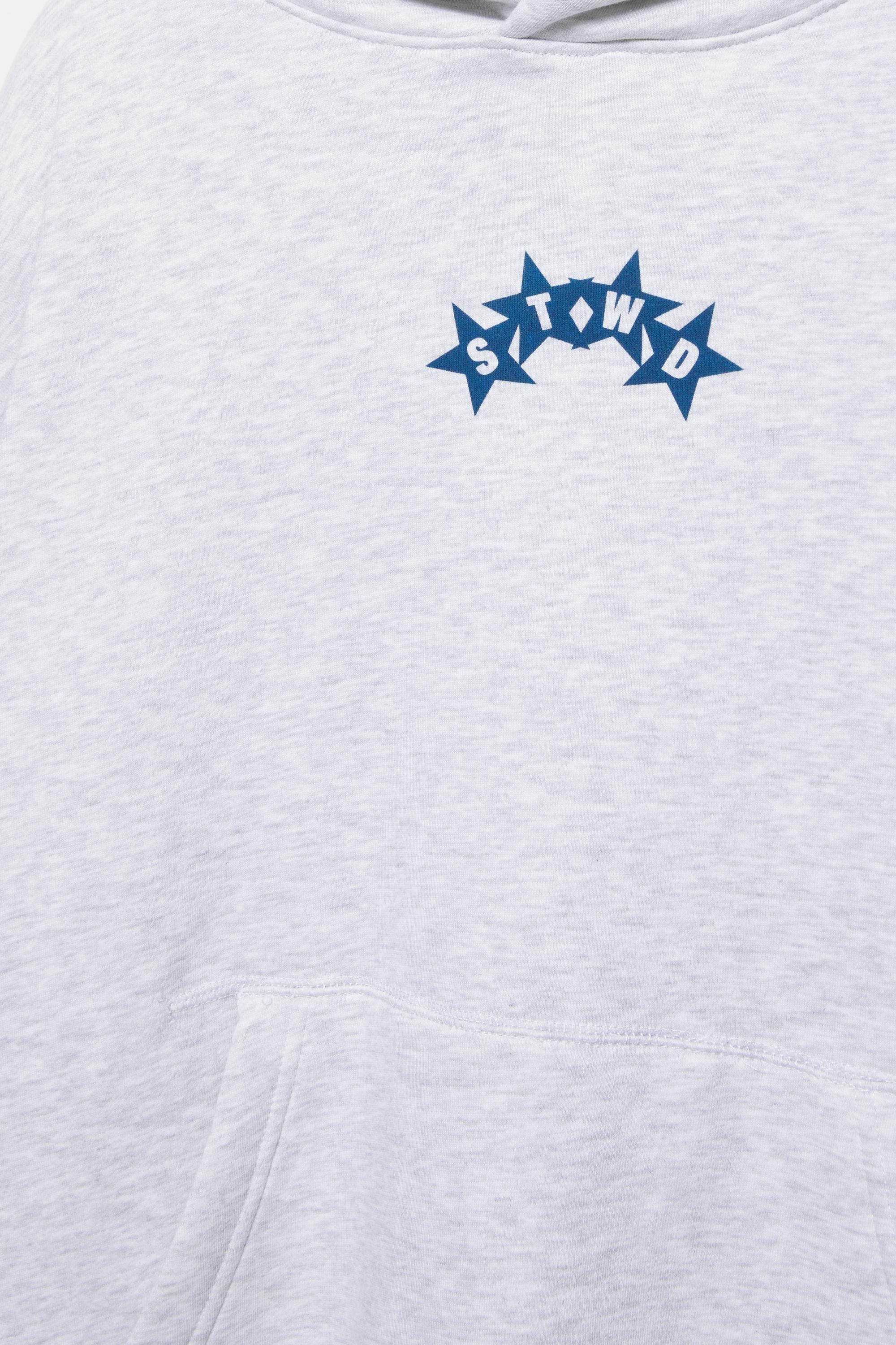 STWD boxy hoodie — Pale marl