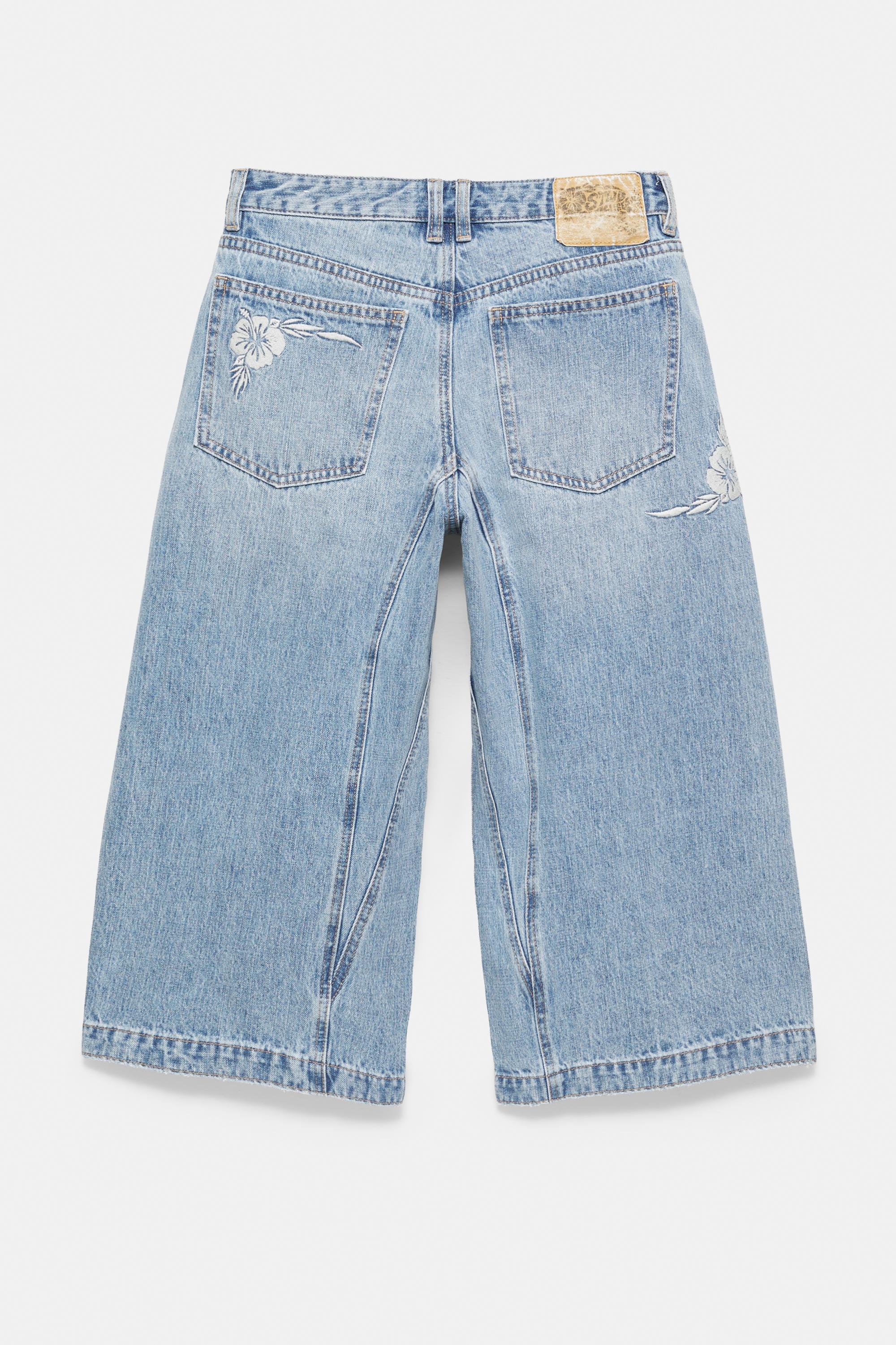 Pleasures x STWD jorts — Medium blue