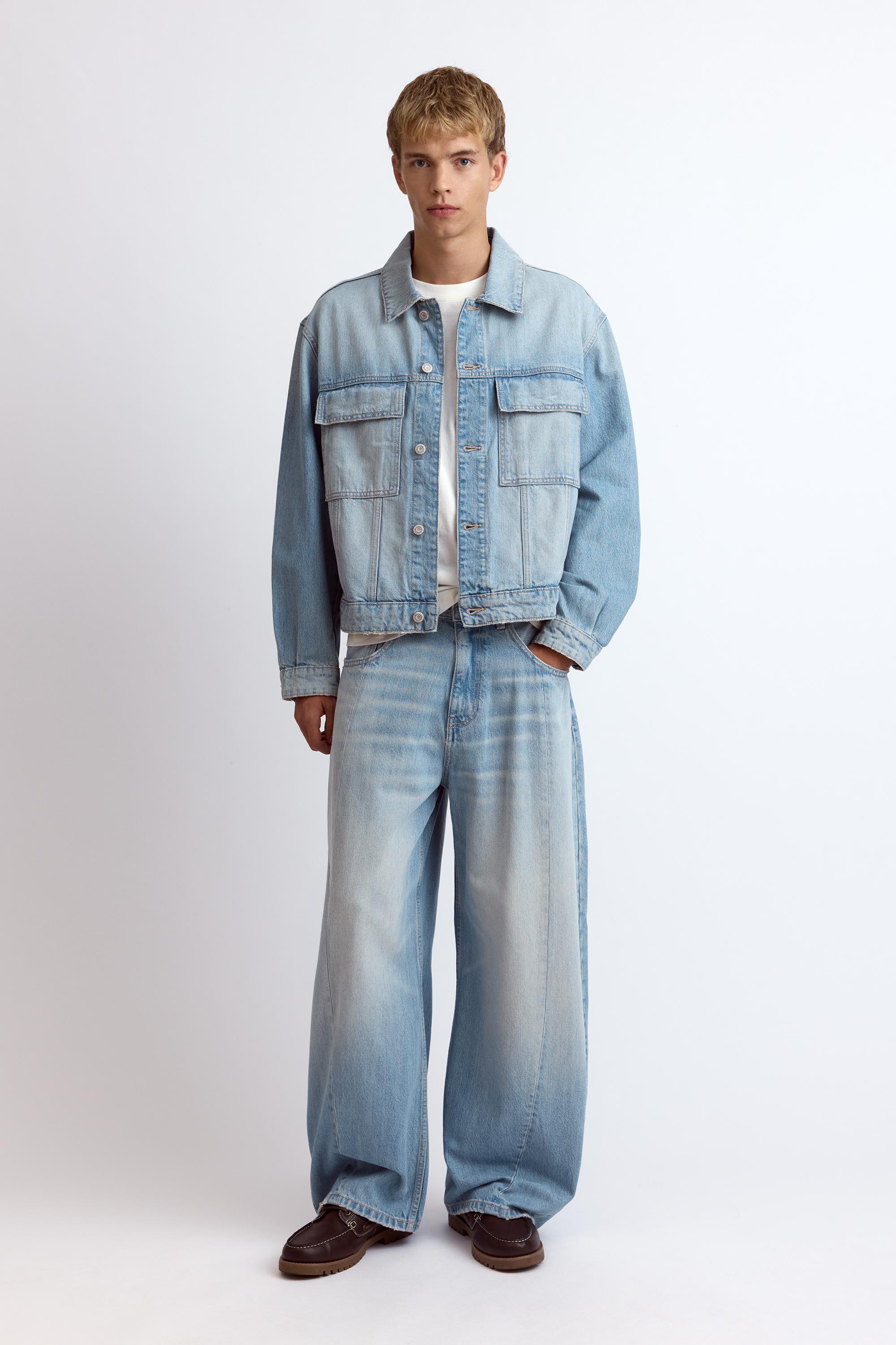 Pull&Bear Trucker denim ceket görsel 8