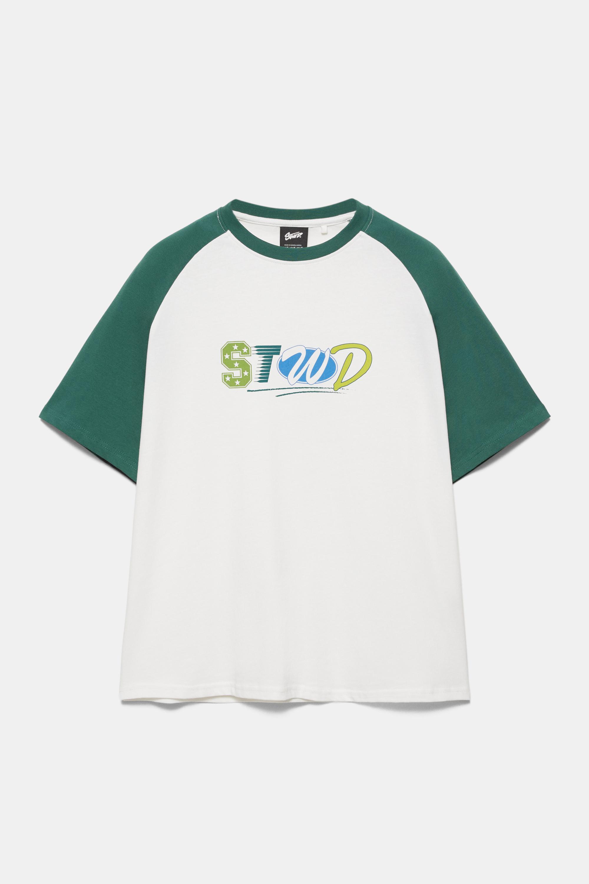 Reglan kollu STWD t-shirt - Görsel 3