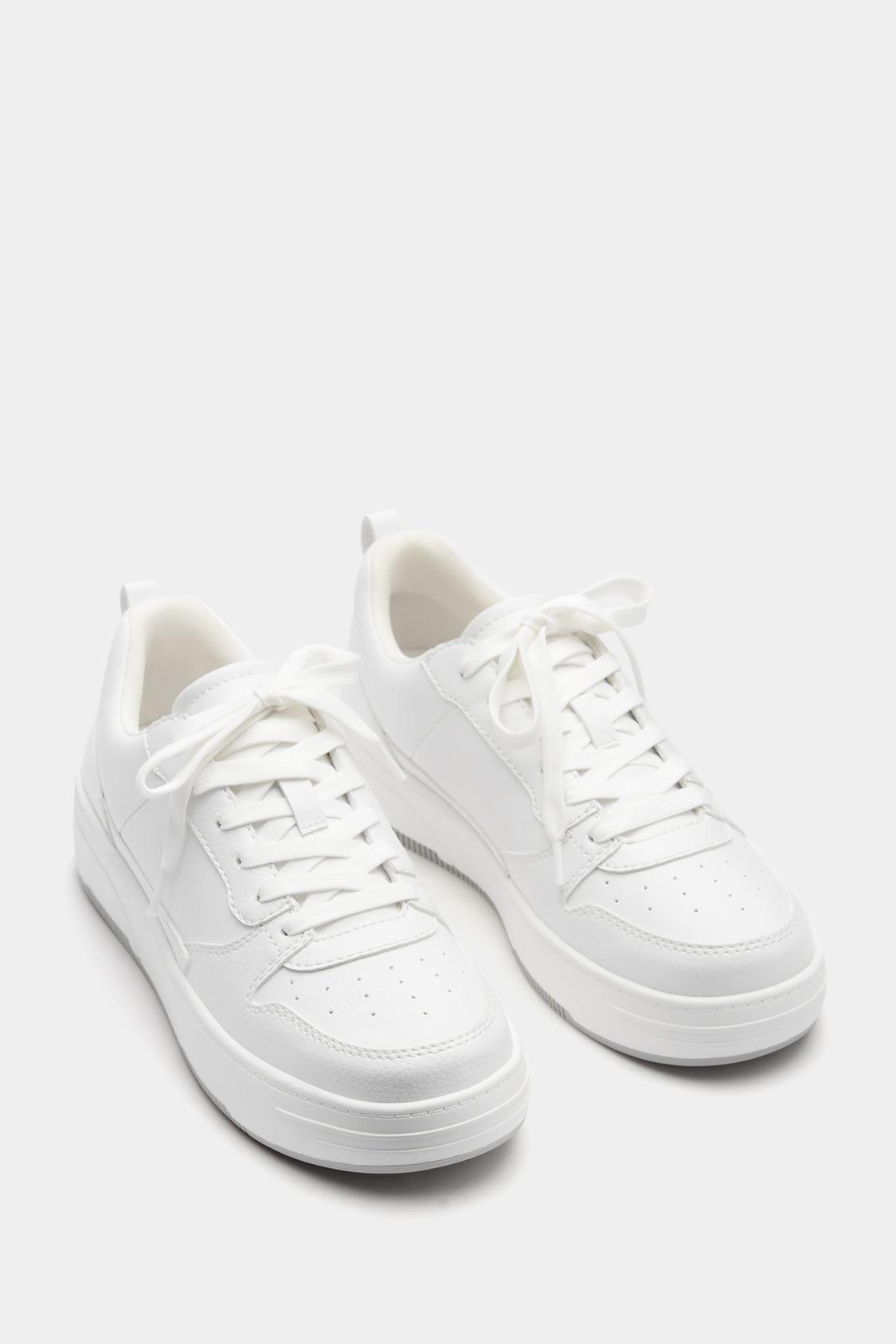 Pullandbear White Shoes Pull And Bear Pull Bear Calzado Casual