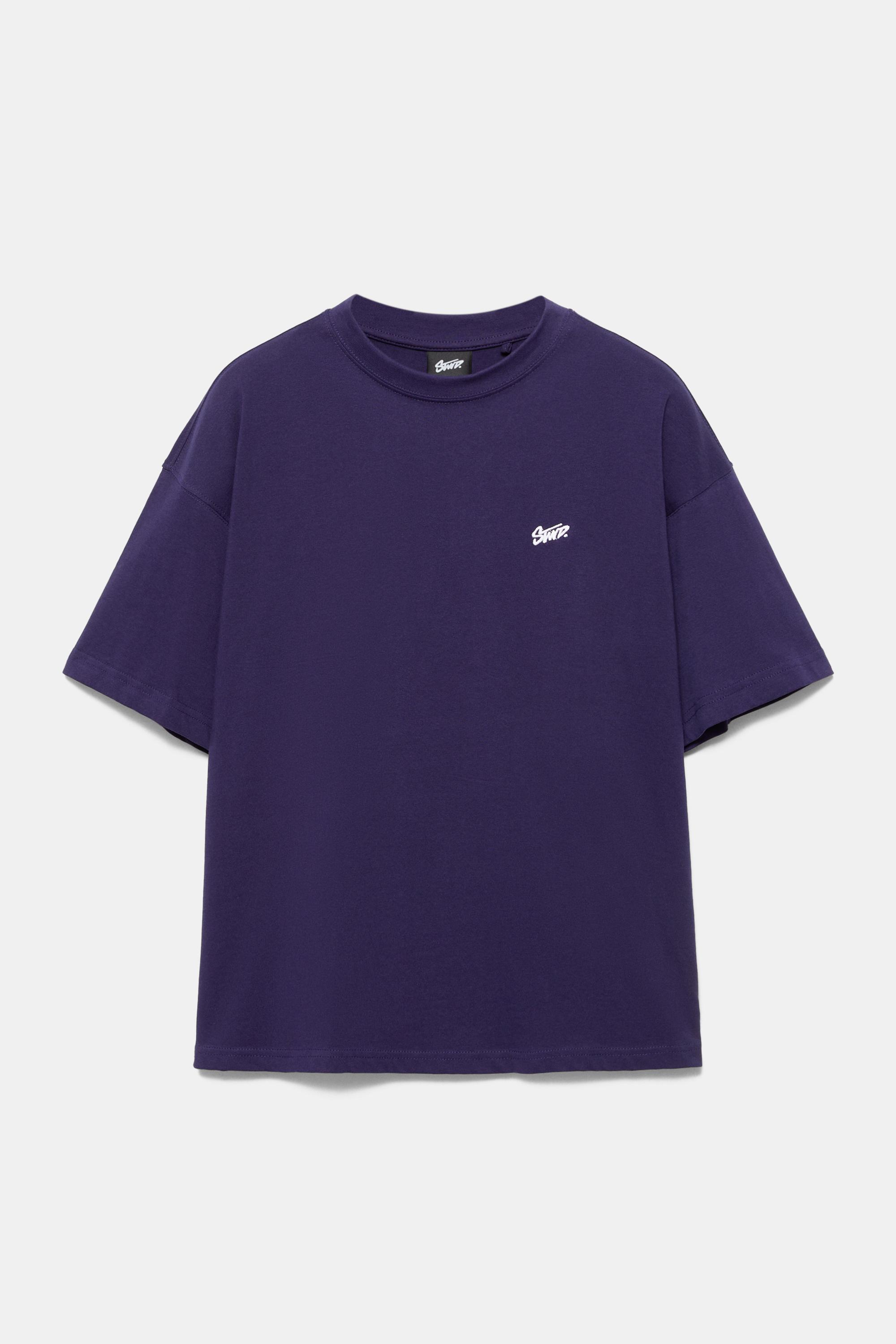 STWD logolu boxy tişört - Görsel 4