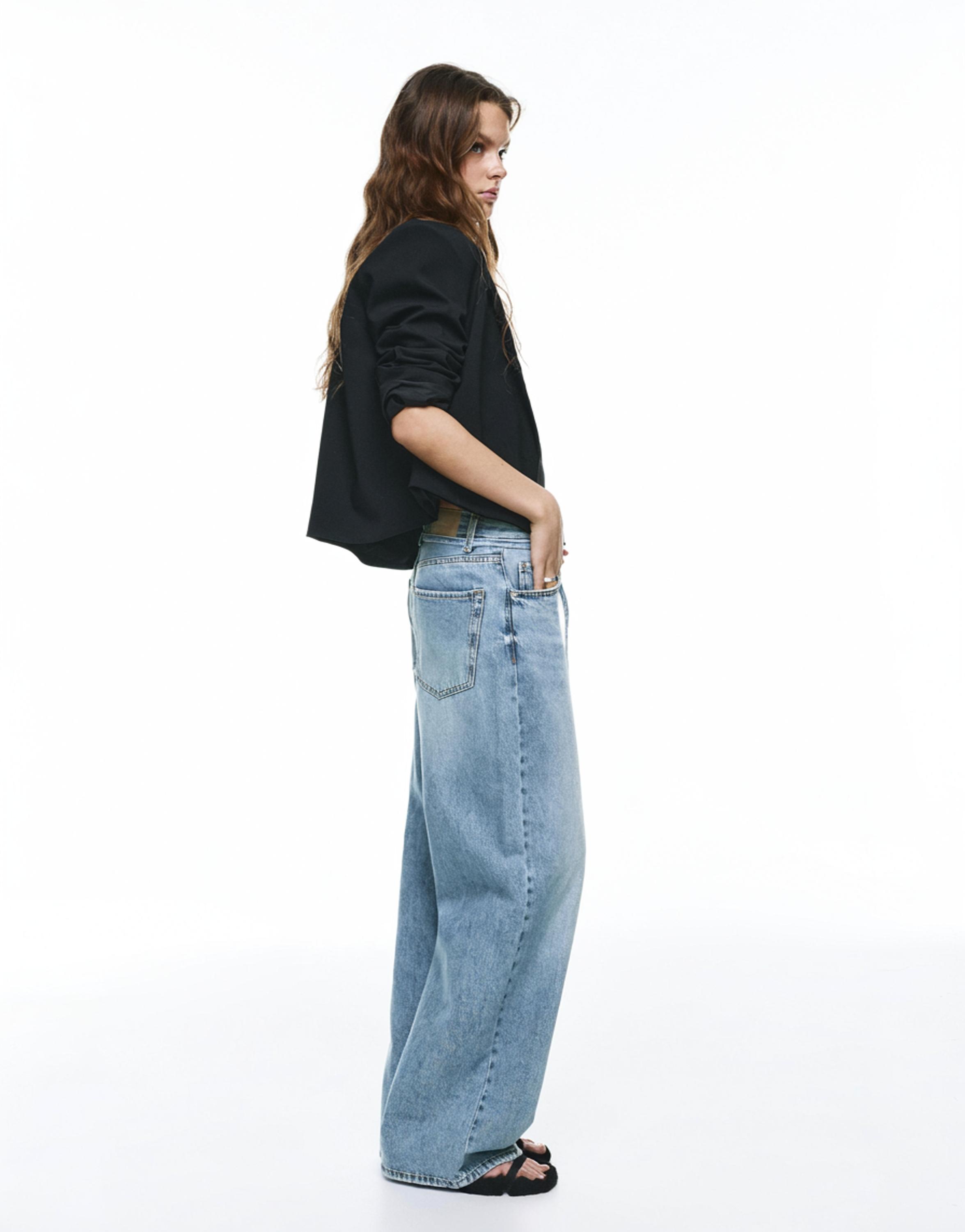 Bağcıklı baggy jean - Görsel 149