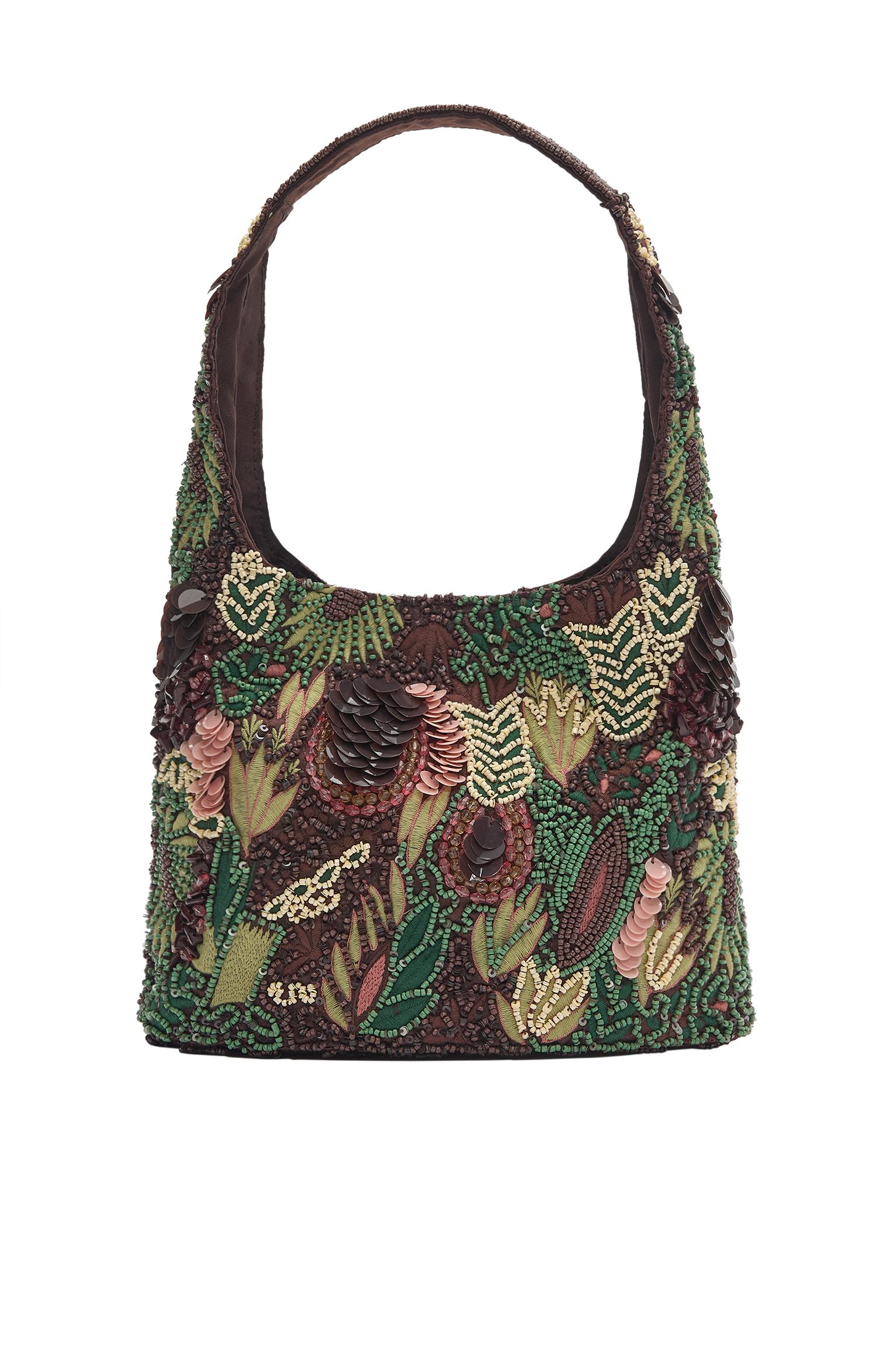 Boncuklu omuz çantası - Görsel 8