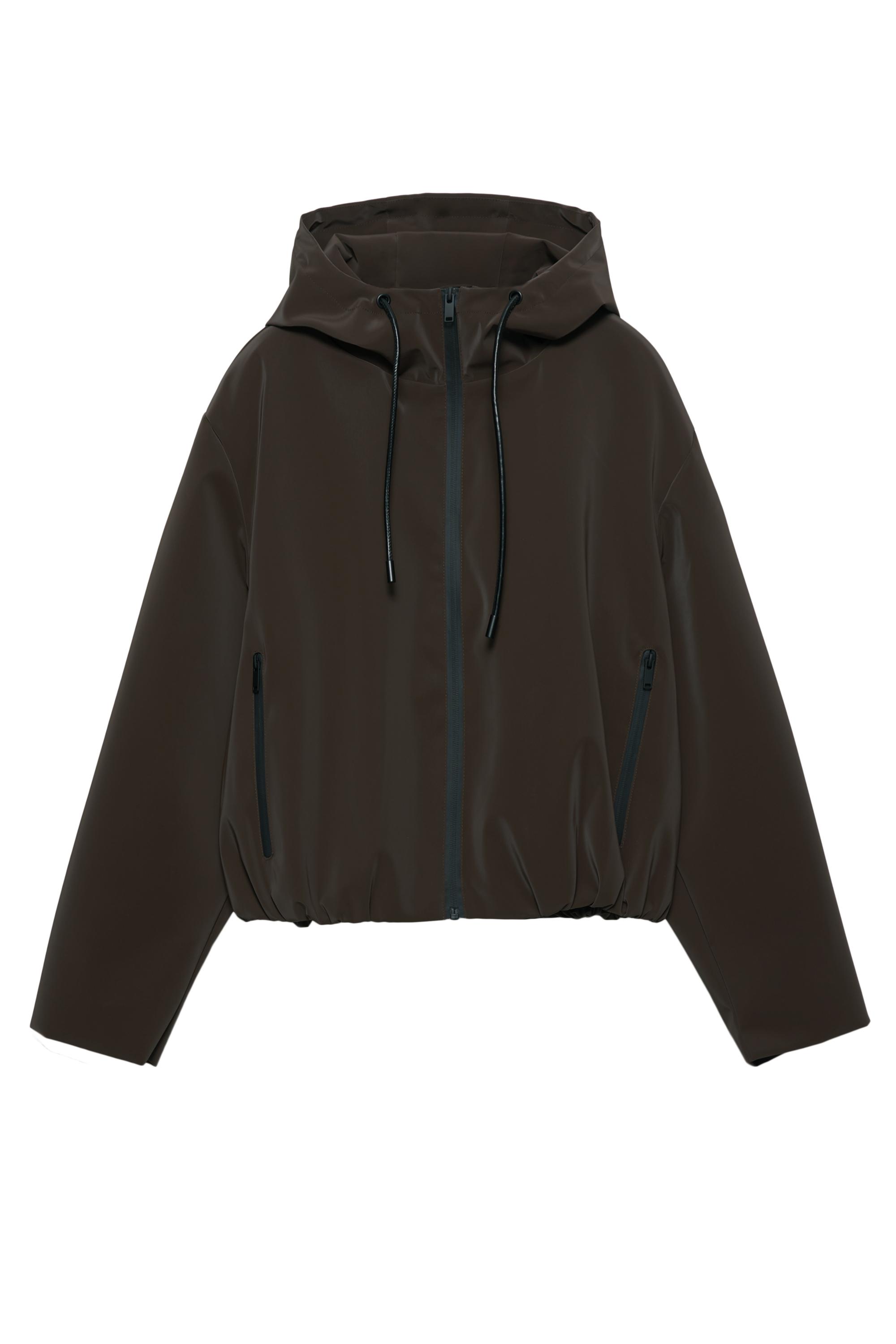 Kısa kapüşonlu yağmurluk - Görsel 2