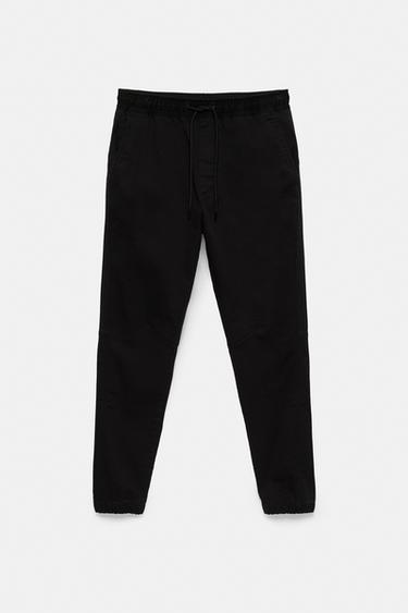 Regular fit jogging trousers — Black 6