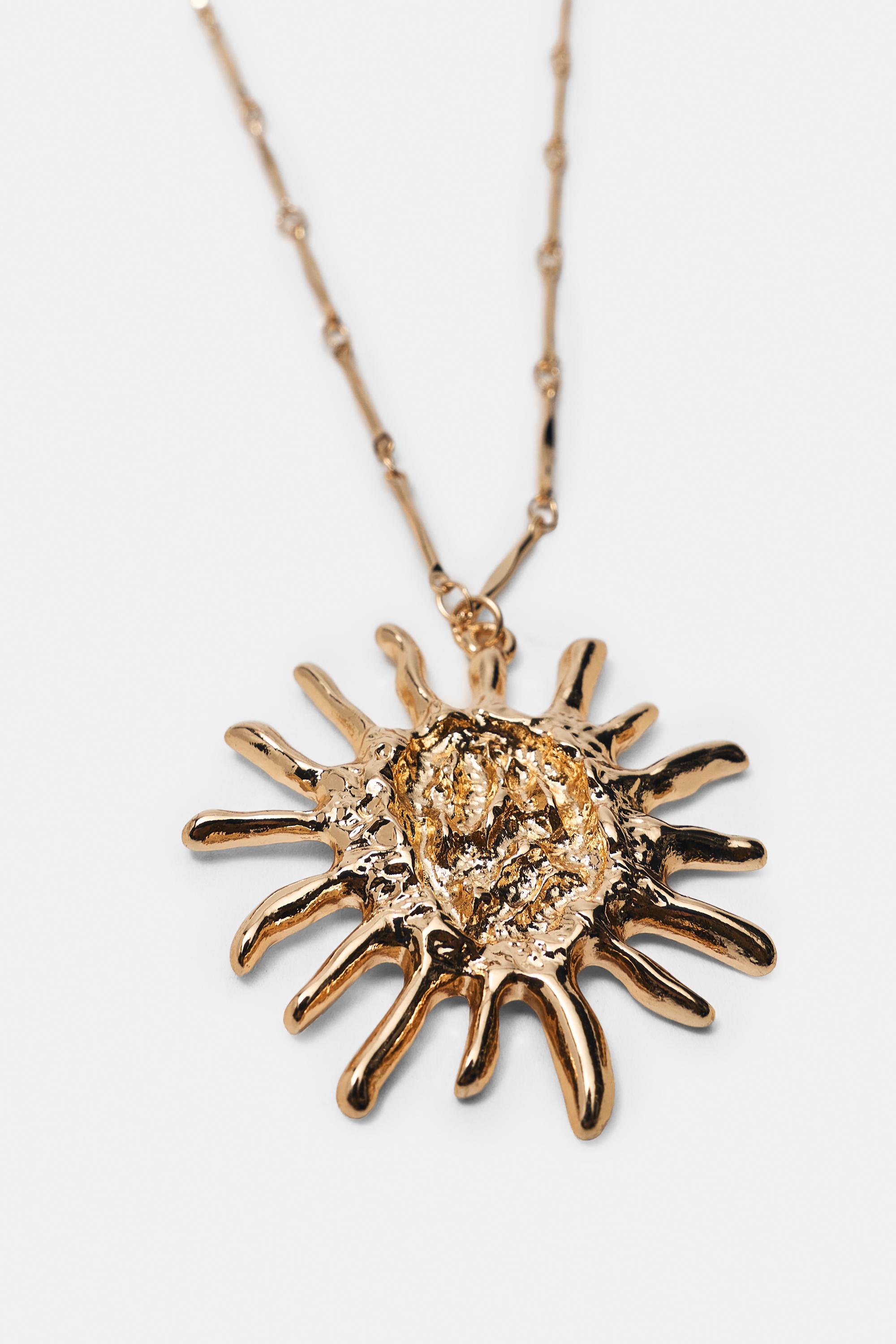 Pack of 2 sun necklaces — Gold