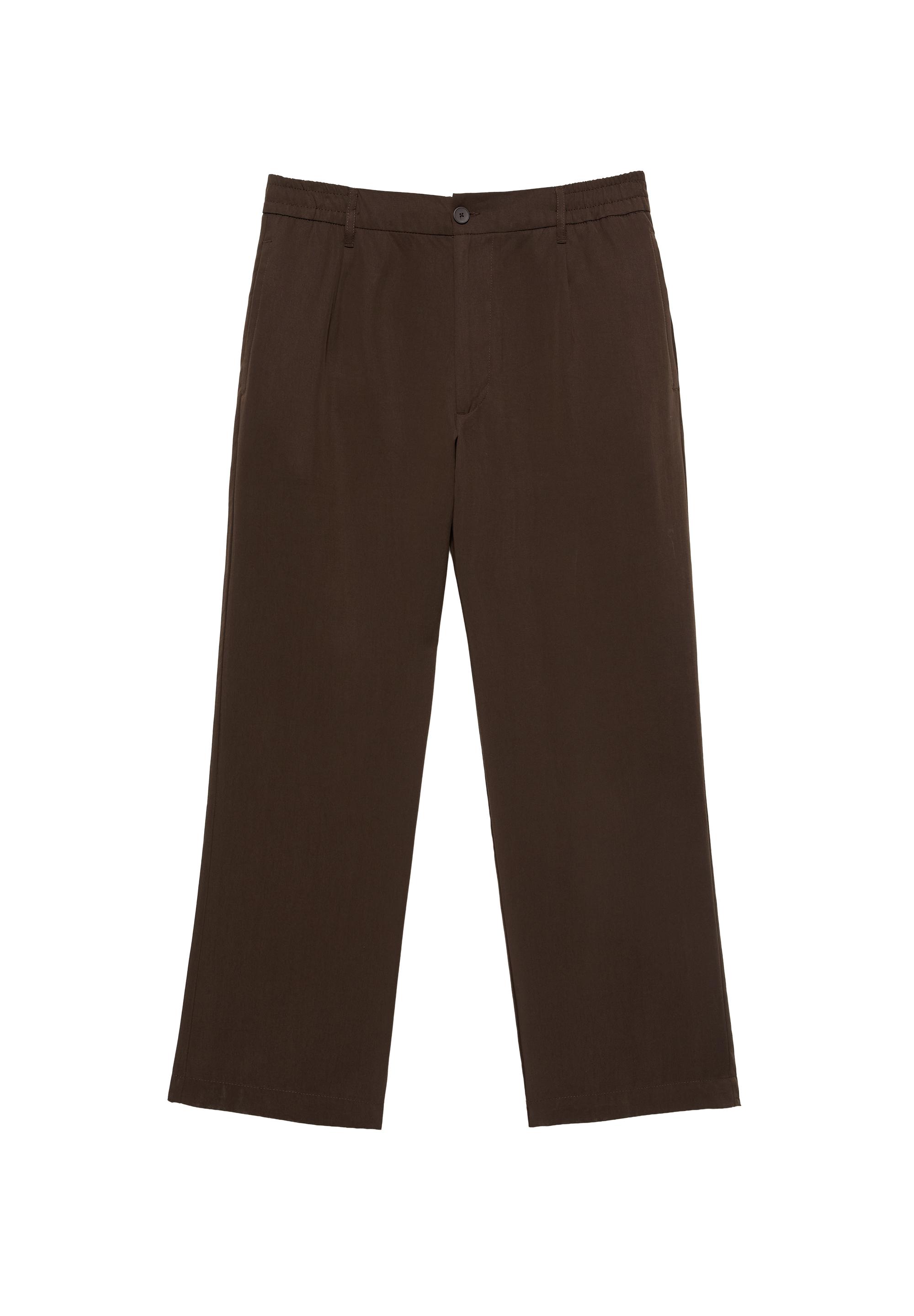 Tailored jogging trousers — Brown