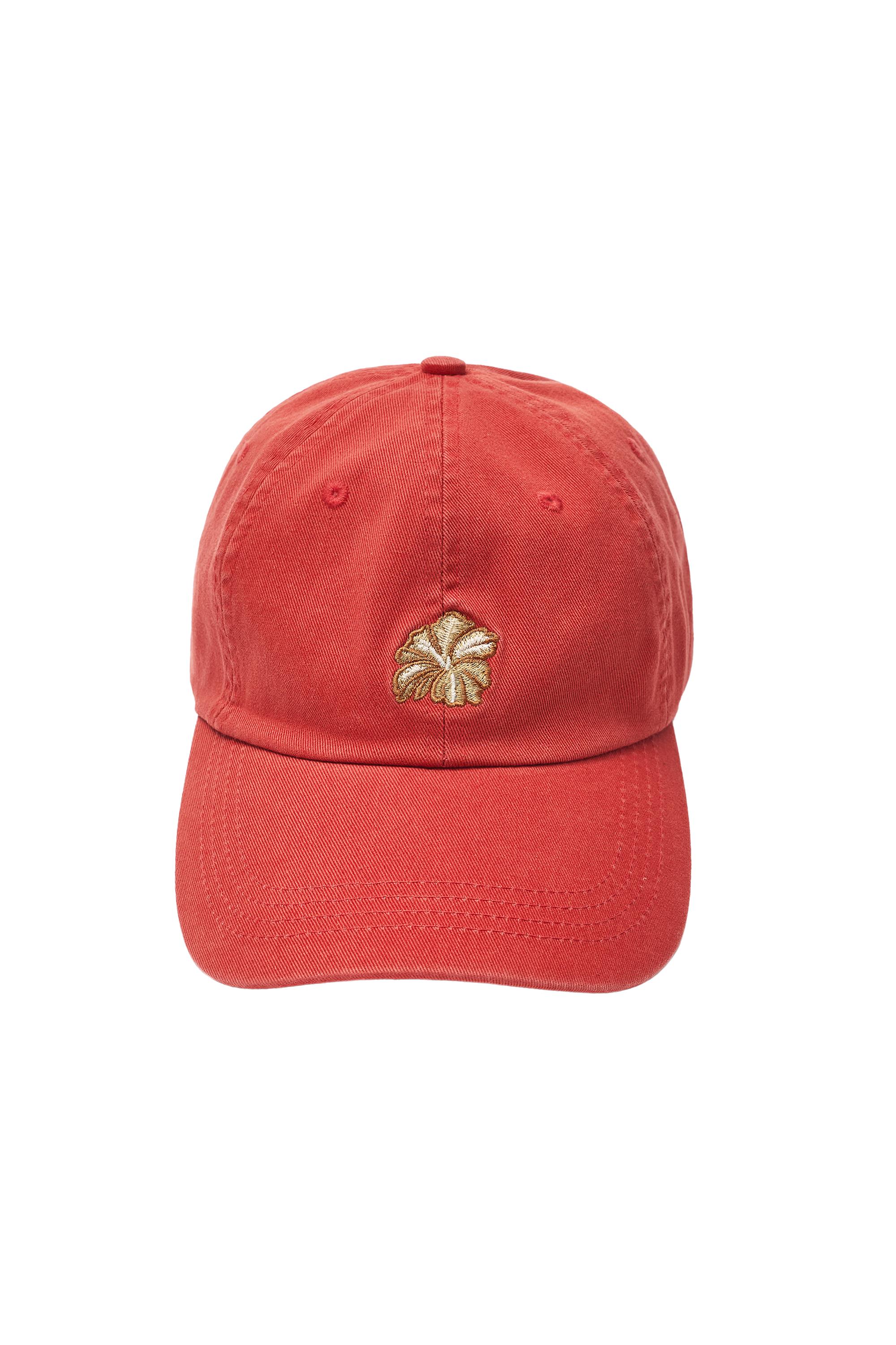 Hibiskus nakışlı şapka