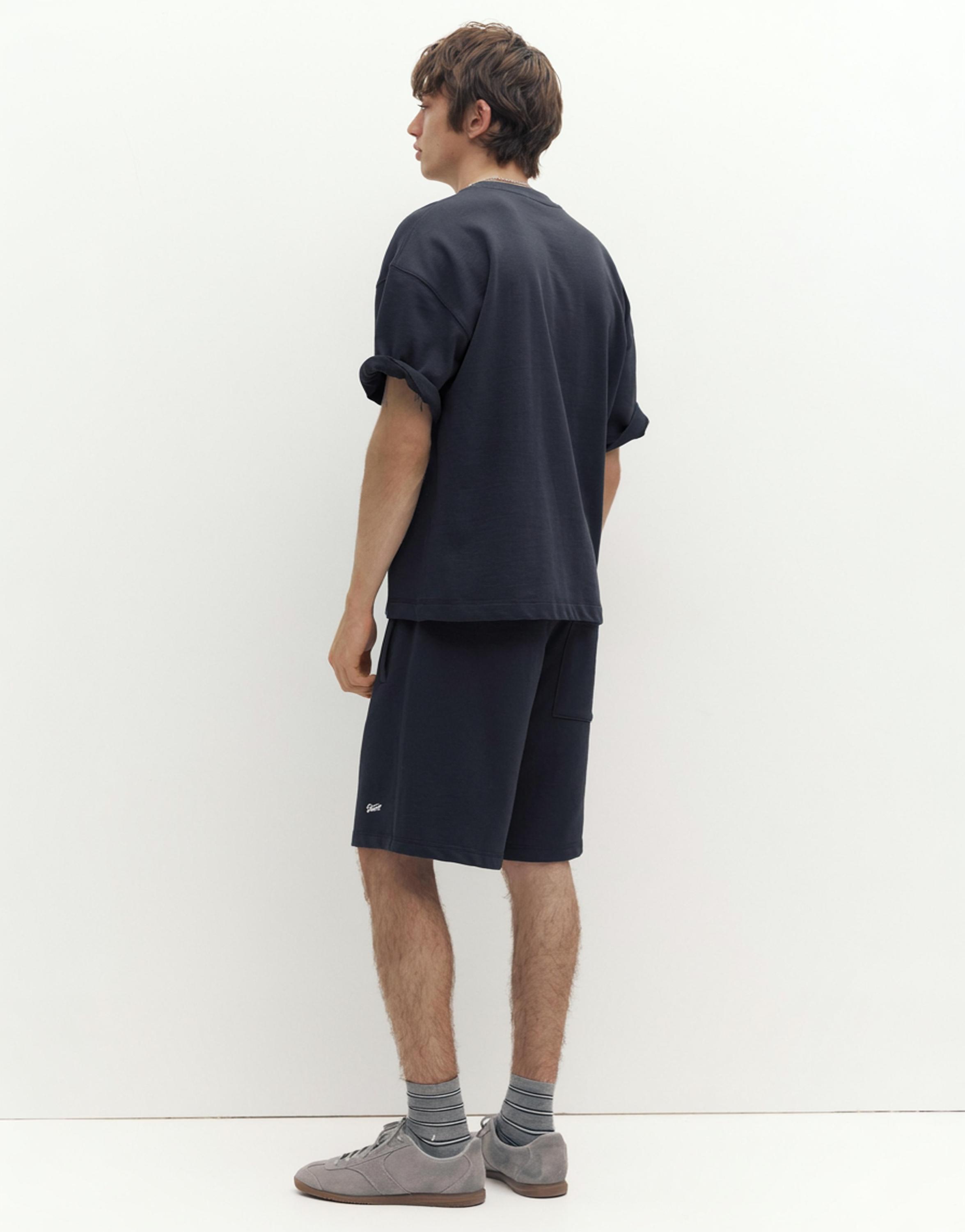 Logolu jogger bermuda şort - Görsel 74