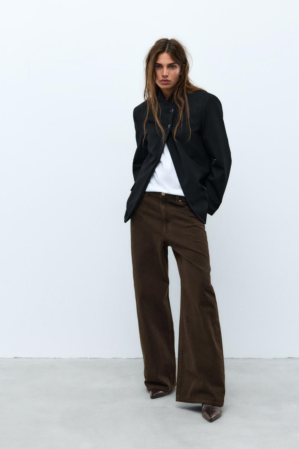 Baggy mid-waist jeans