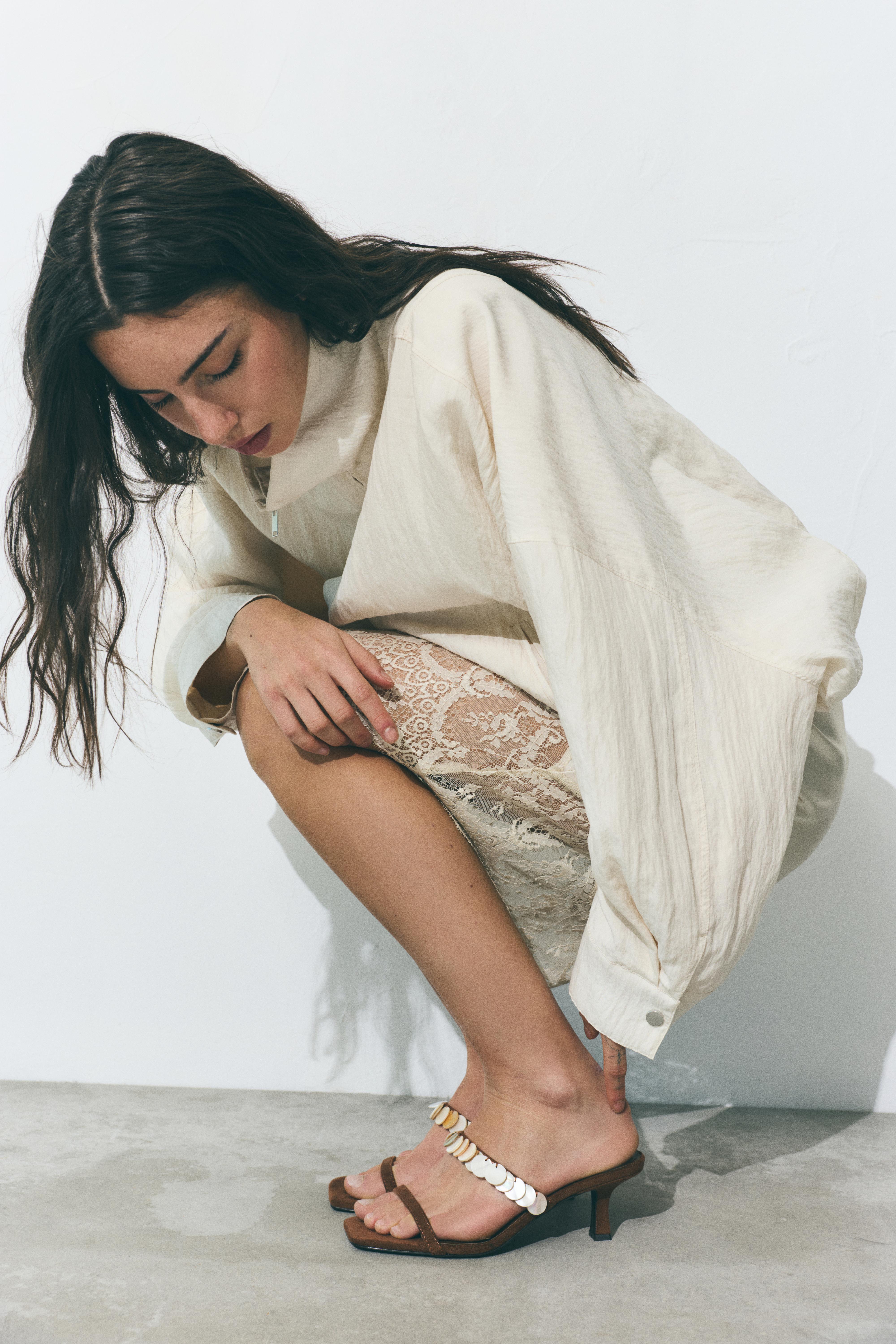 Boncuklu topuklu sandalet - Görsel 37