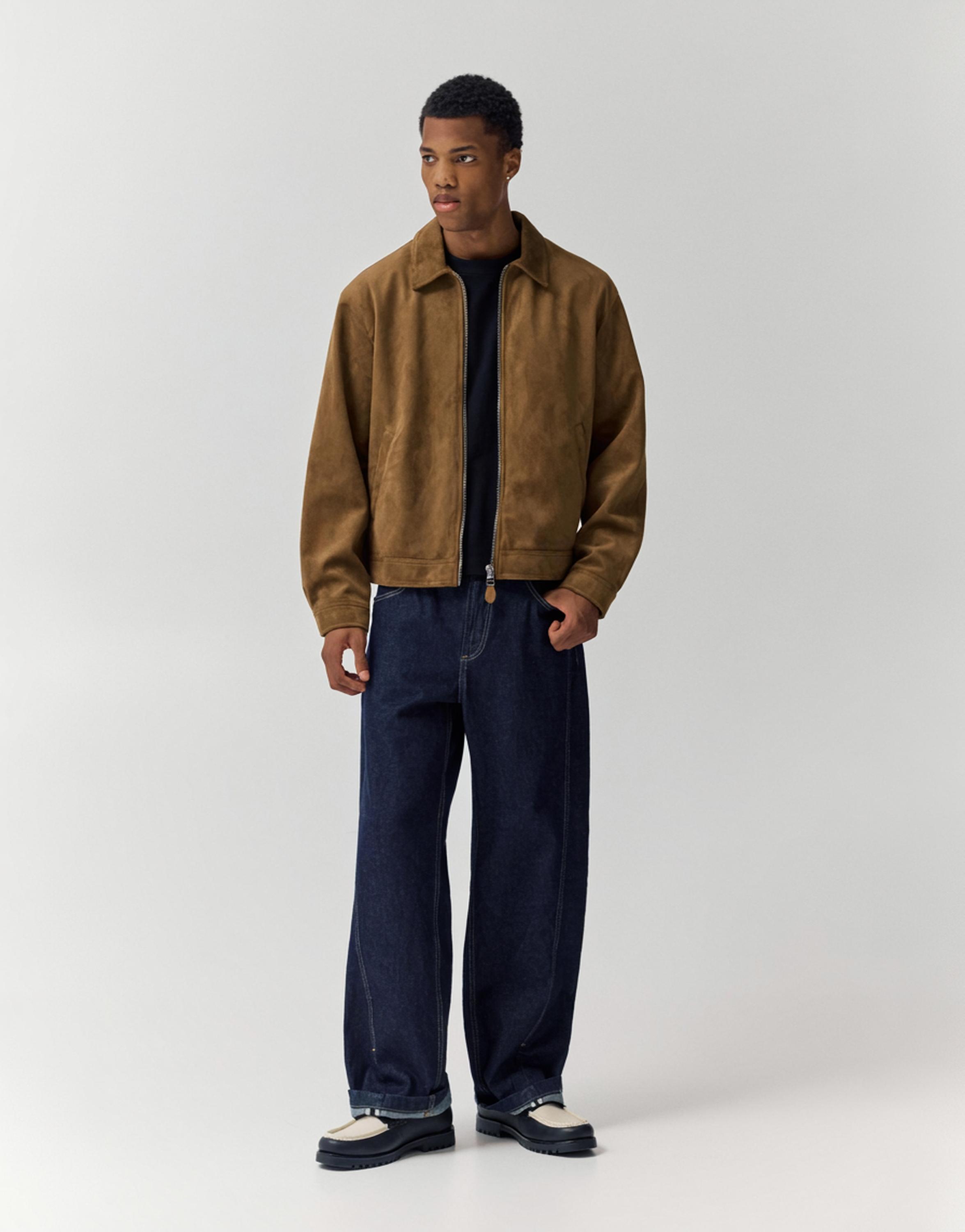 Suni süet ceket - Görsel 43