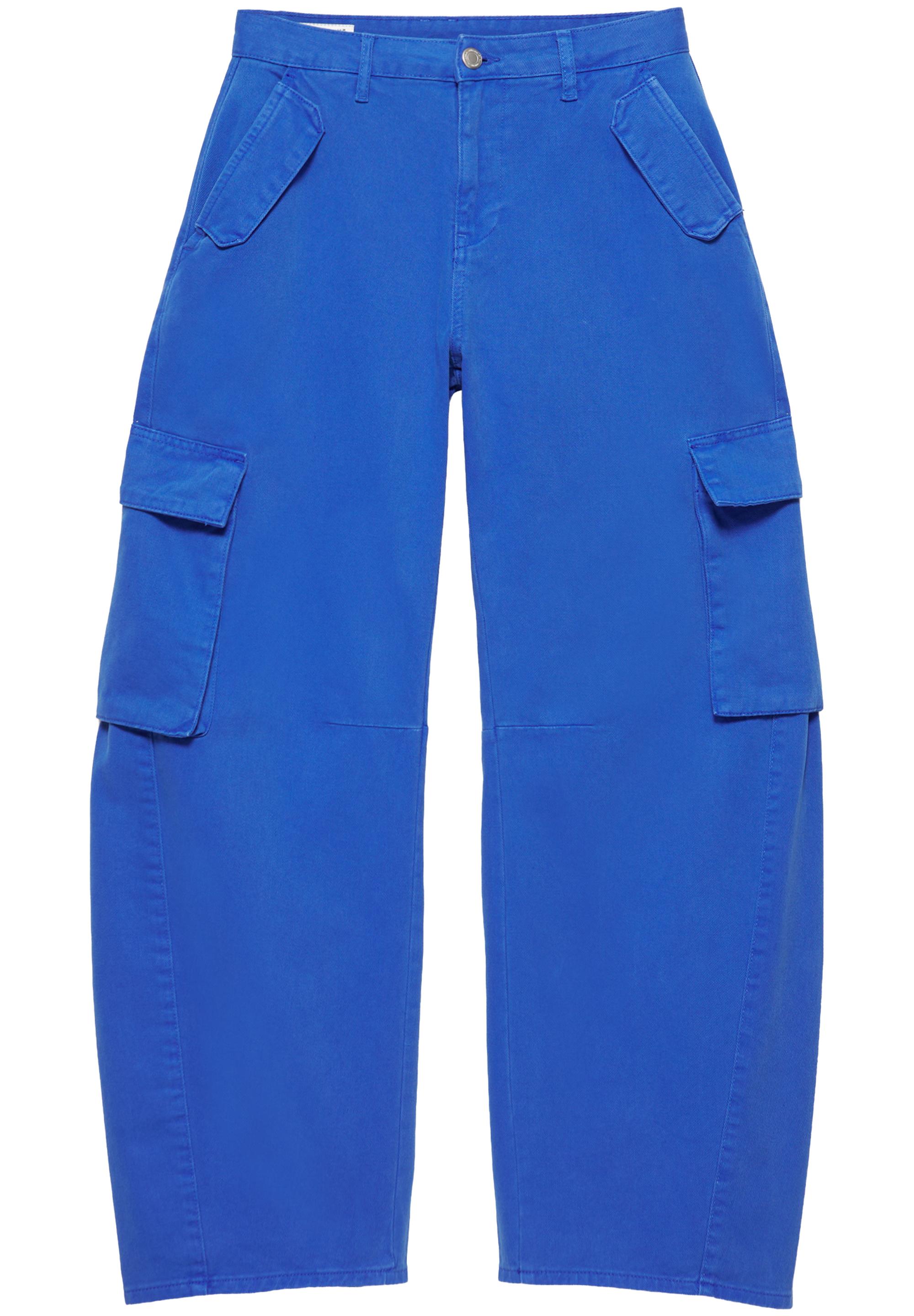 Balloon fit cargo trousers